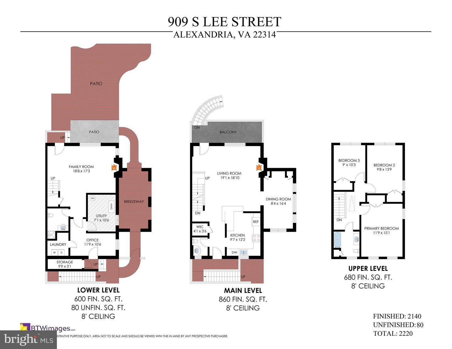 909 S LEE ST, ALEXANDRIA, Virginia 22314, 3 Bedrooms Bedrooms, ,2 BathroomsBathrooms,Residential,For sale,909 S LEE ST,VAAX2052462 MLS # VAAX2052462