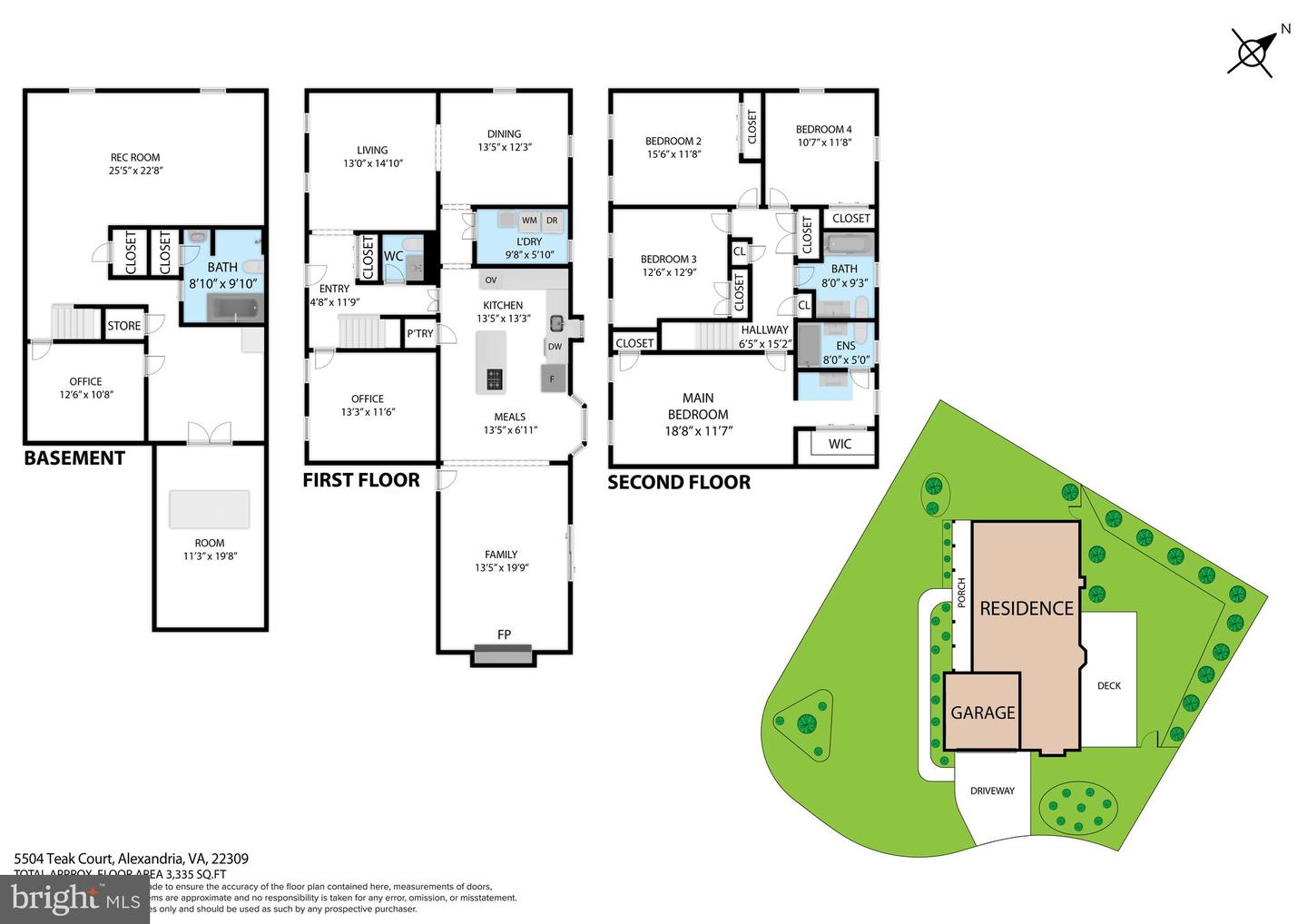 5504 TEAK CT, ALEXANDRIA, Virginia 22309, 4 Bedrooms Bedrooms, ,3 BathroomsBathrooms,Residential,For sale,5504 TEAK CT,VAFX2291242 MLS # VAFX2291242