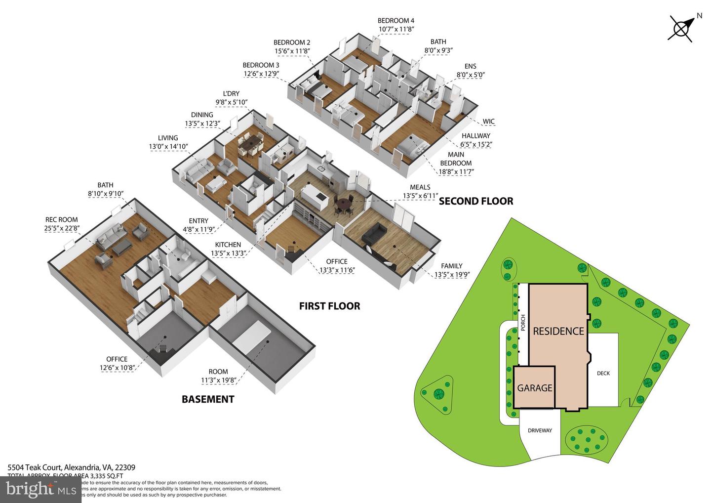 5504 TEAK CT, ALEXANDRIA, Virginia 22309, 4 Bedrooms Bedrooms, ,3 BathroomsBathrooms,Residential,For sale,5504 TEAK CT,VAFX2291242 MLS # VAFX2291242