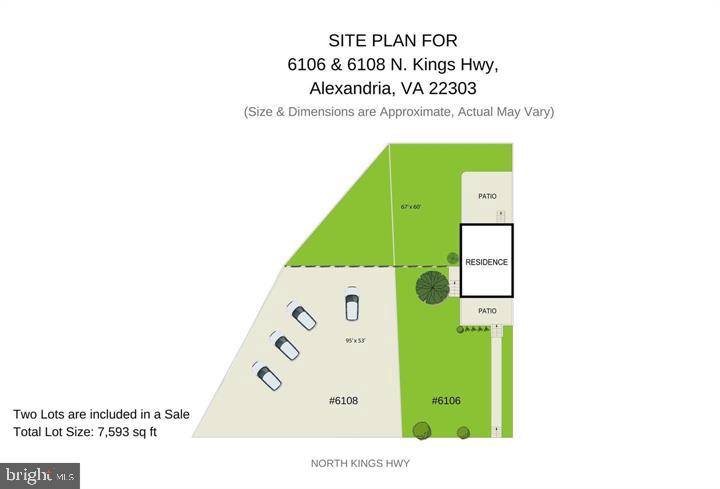 6106 N KINGS HWY, ALEXANDRIA, Virginia 22303, 3 Bedrooms Bedrooms, 8 Rooms Rooms,2 BathroomsBathrooms,Residential,For sale,6106 N KINGS HWY,VAFX2288422 MLS # VAFX2288422