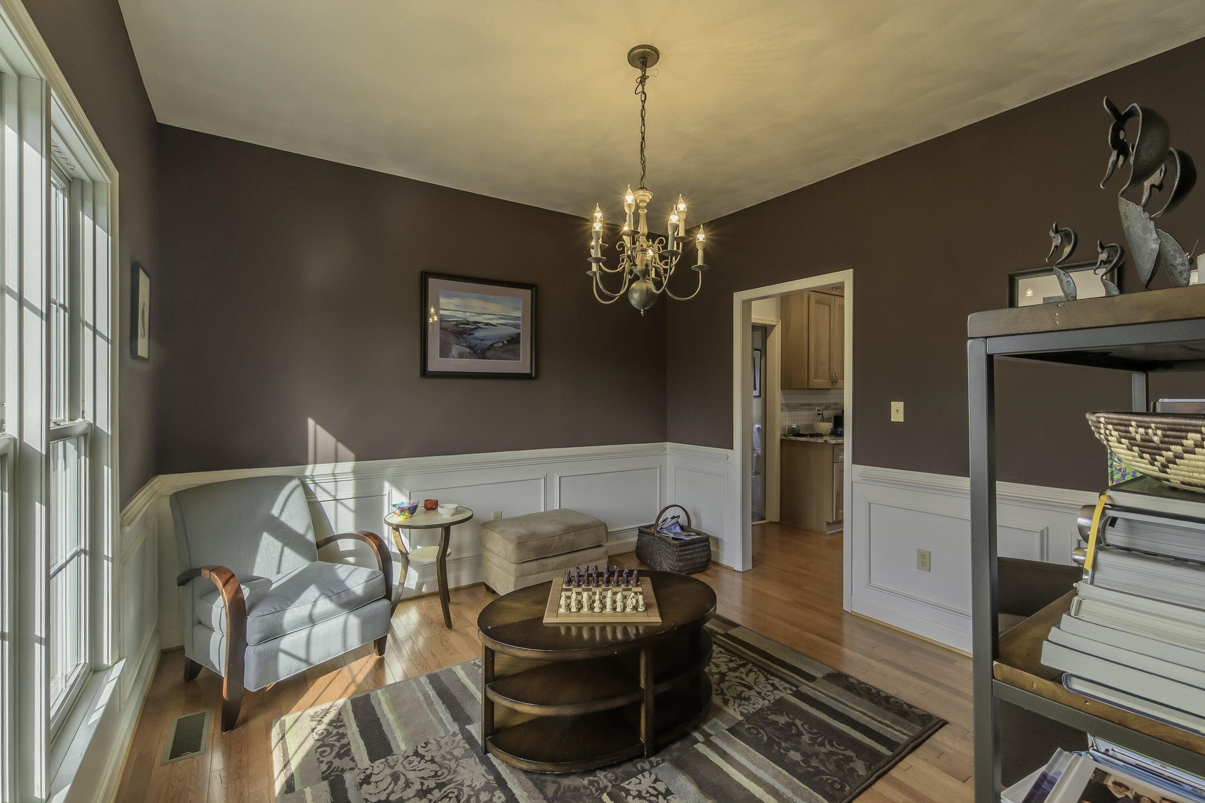 Light-filled den. Light-filled den.