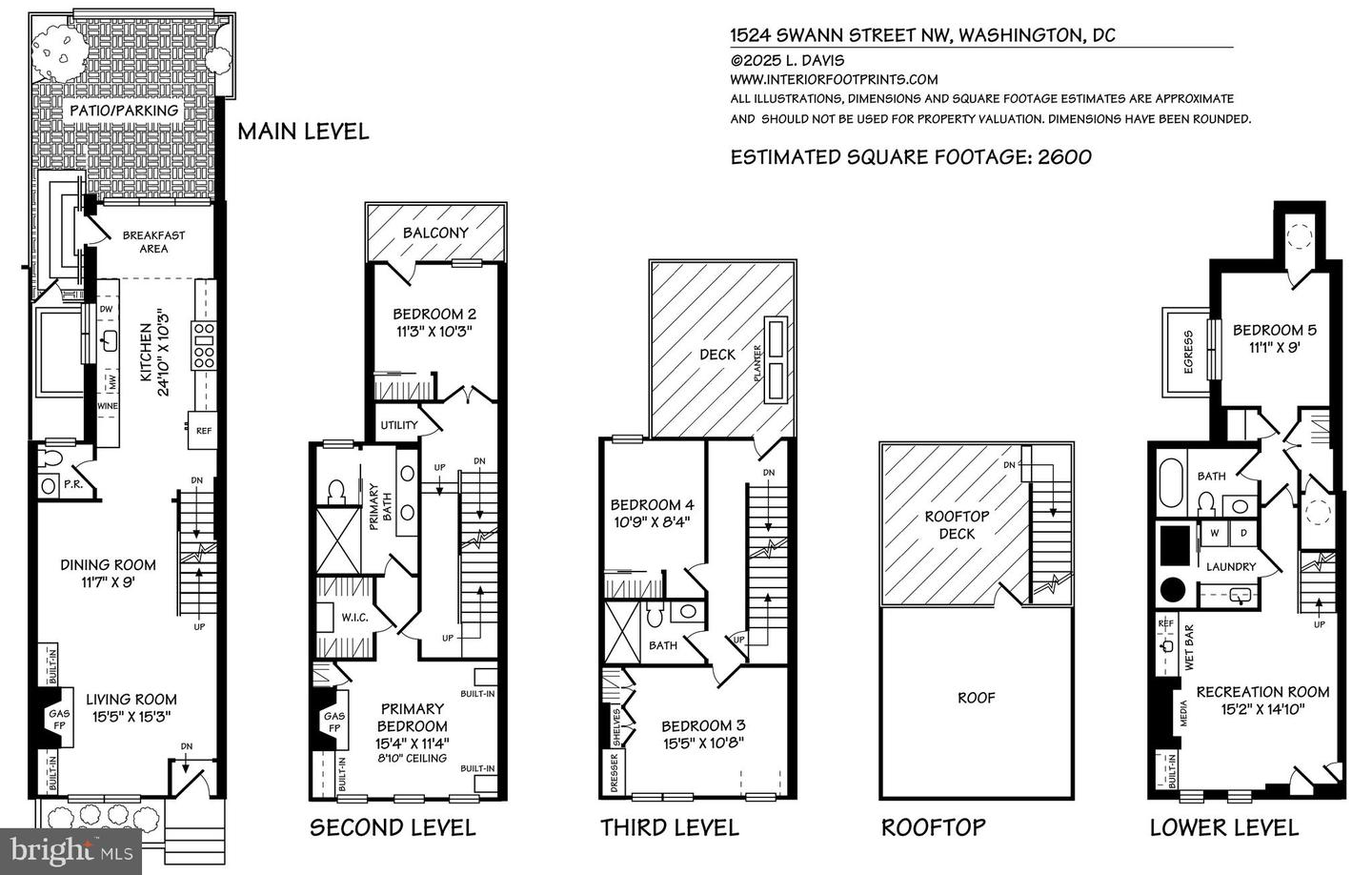1524 SWANN ST NW, WASHINGTON, District Of Columbia 20009, 5 Bedrooms Bedrooms, 9 Rooms Rooms,3 BathroomsBathrooms,Residential,For sale,1524 SWANN ST NW,DCDC2247466 MLS # DCDC2247466