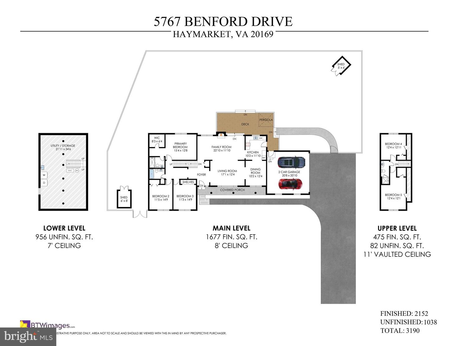5767 BENFORD DR, HAYMARKET, Virginia 20169, 5 Bedrooms Bedrooms, ,3 BathroomsBathrooms,Residential,For sale,5767 BENFORD DR,VAPW2111020 MLS # VAPW2111020