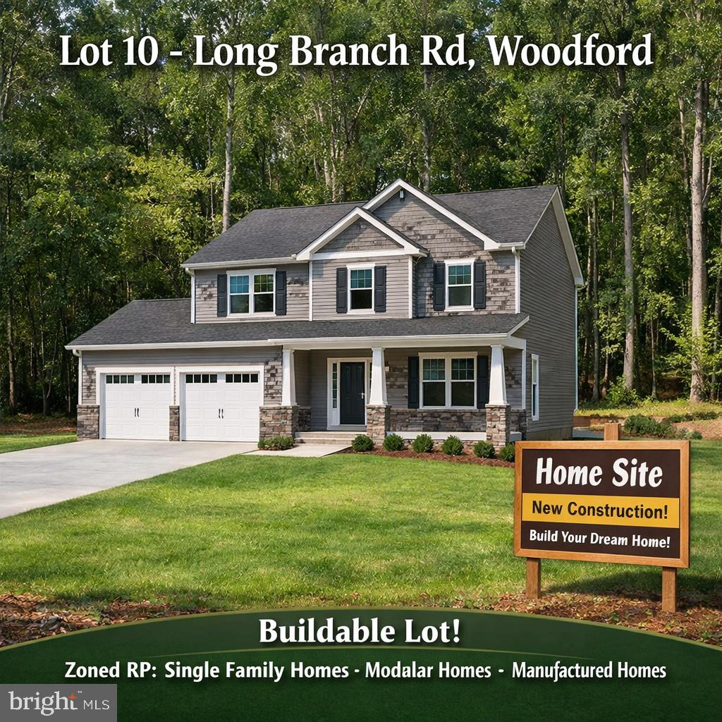 LOT #10 LONG BRANCH RD, WOODFORD, Virginia 22580, ,Land,For sale,LOT #10 LONG BRANCH RD,VACV2009590 MLS # VACV2009590