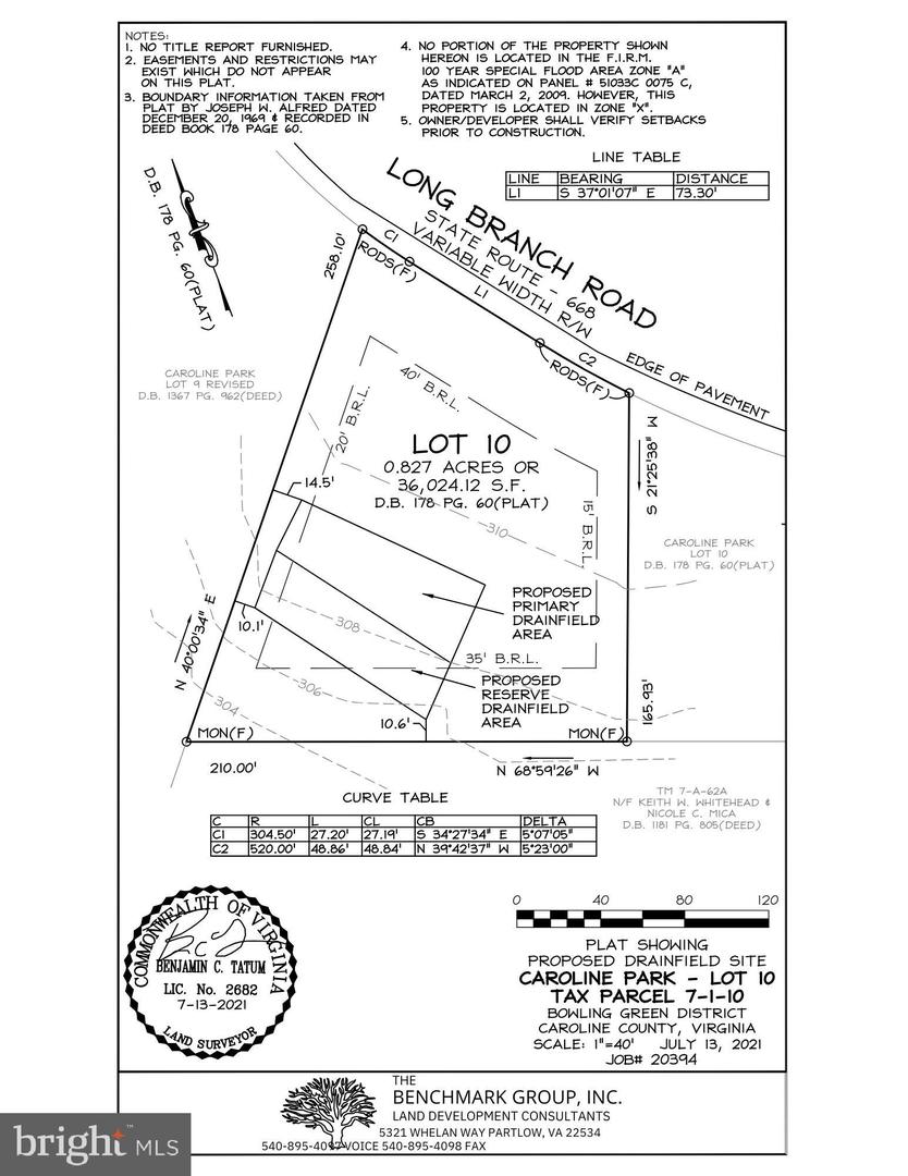 LOT #10 LONG BRANCH RD, WOODFORD, Virginia 22580, ,Land,For sale,LOT #10 LONG BRANCH RD,VACV2009590 MLS # VACV2009590
