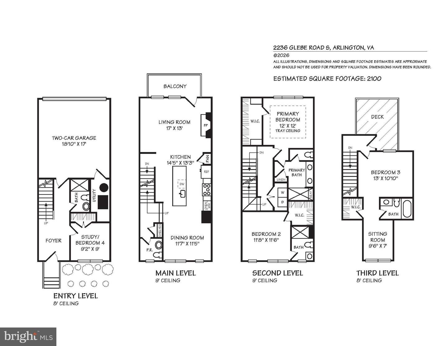 2236 S GLEBE RD, ARLINGTON, Virginia 22206, 4 Bedrooms Bedrooms, ,4 BathroomsBathrooms,Residential,For sale,2236 S GLEBE RD,VAAR2069298 MLS # VAAR2069298