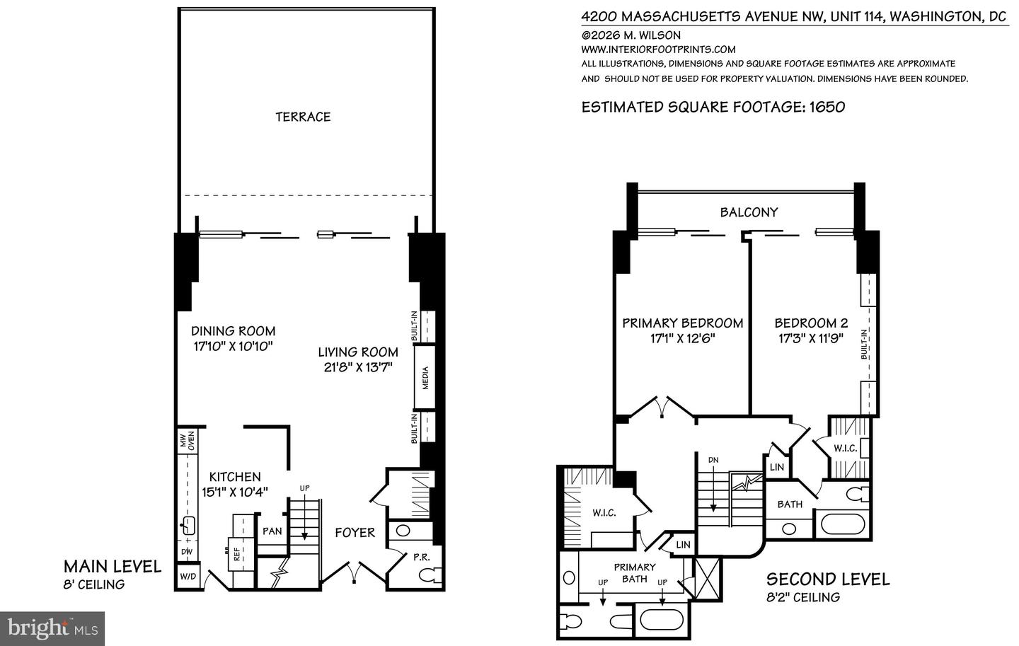 4200 MASSACHUSETTS AVE NW #114, WASHINGTON, District Of Columbia 20016, 2 Bedrooms Bedrooms, ,2 BathroomsBathrooms,Residential,For sale,4200 MASSACHUSETTS AVE NW #114,DCDC2247854 MLS # DCDC2247854