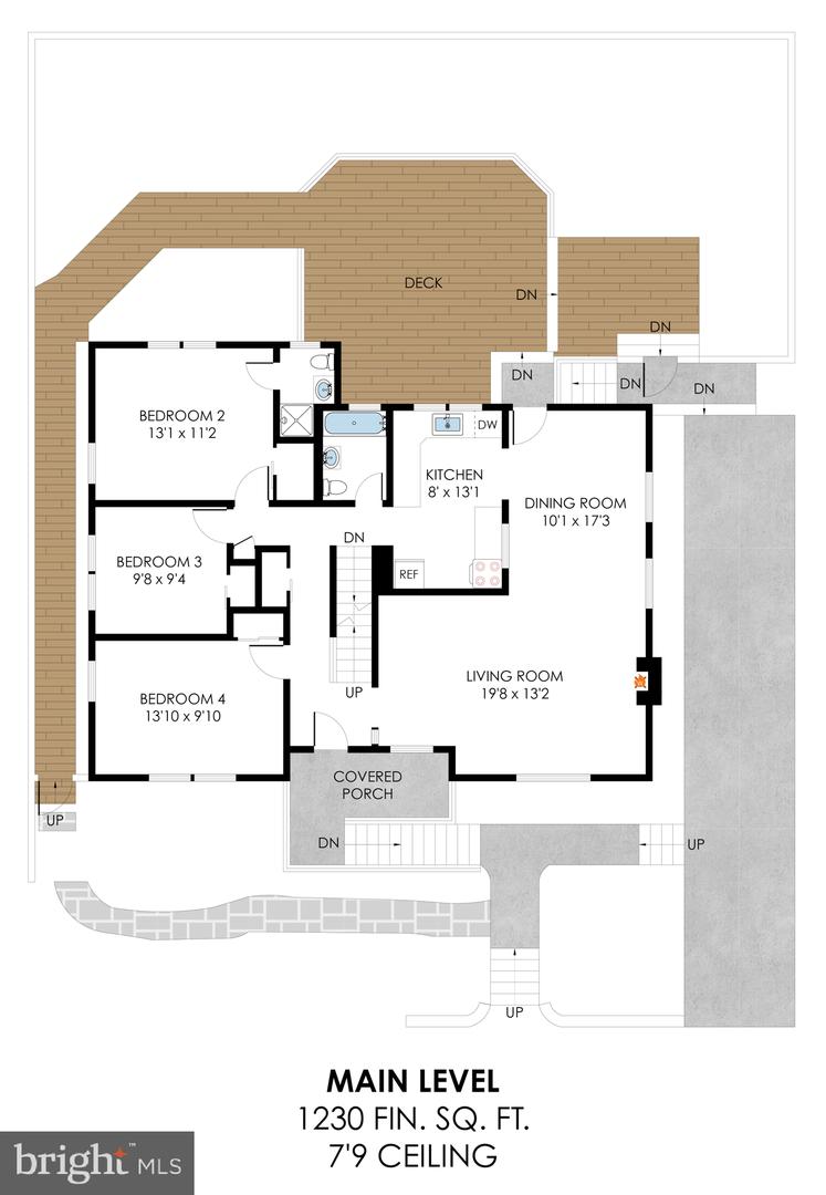 5411 22ND ST N, ARLINGTON, Virginia 22205, 4 Bedrooms Bedrooms, ,3 BathroomsBathrooms,Residential,For sale,5411 22ND ST N,VAAR2069296 MLS # VAAR2069296