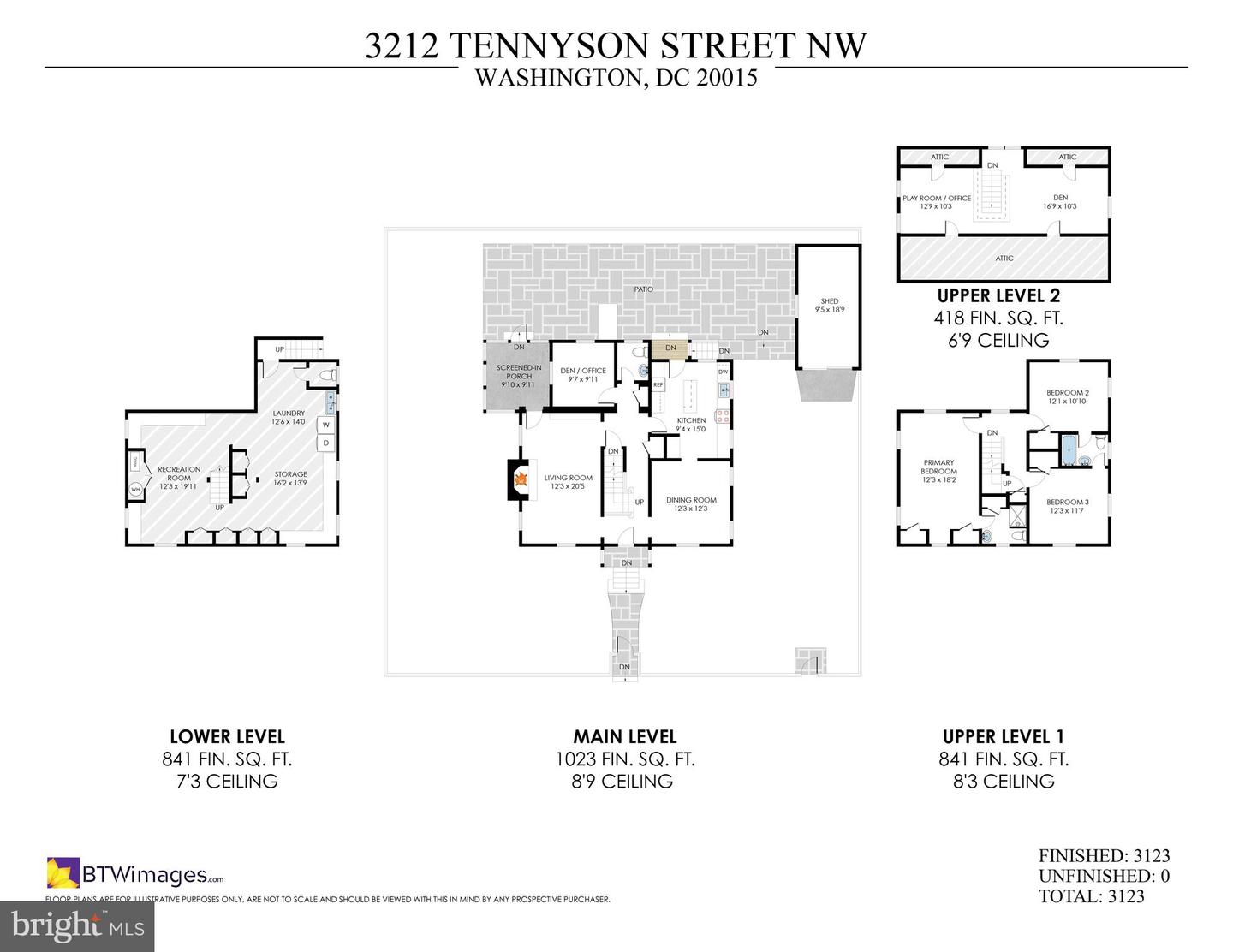 3212 TENNYSON ST NW, WASHINGTON, District Of Columbia 20015, 4 Bedrooms Bedrooms, ,2 BathroomsBathrooms,Residential,For sale,3212 TENNYSON ST NW,DCDC2247430 MLS # DCDC2247430