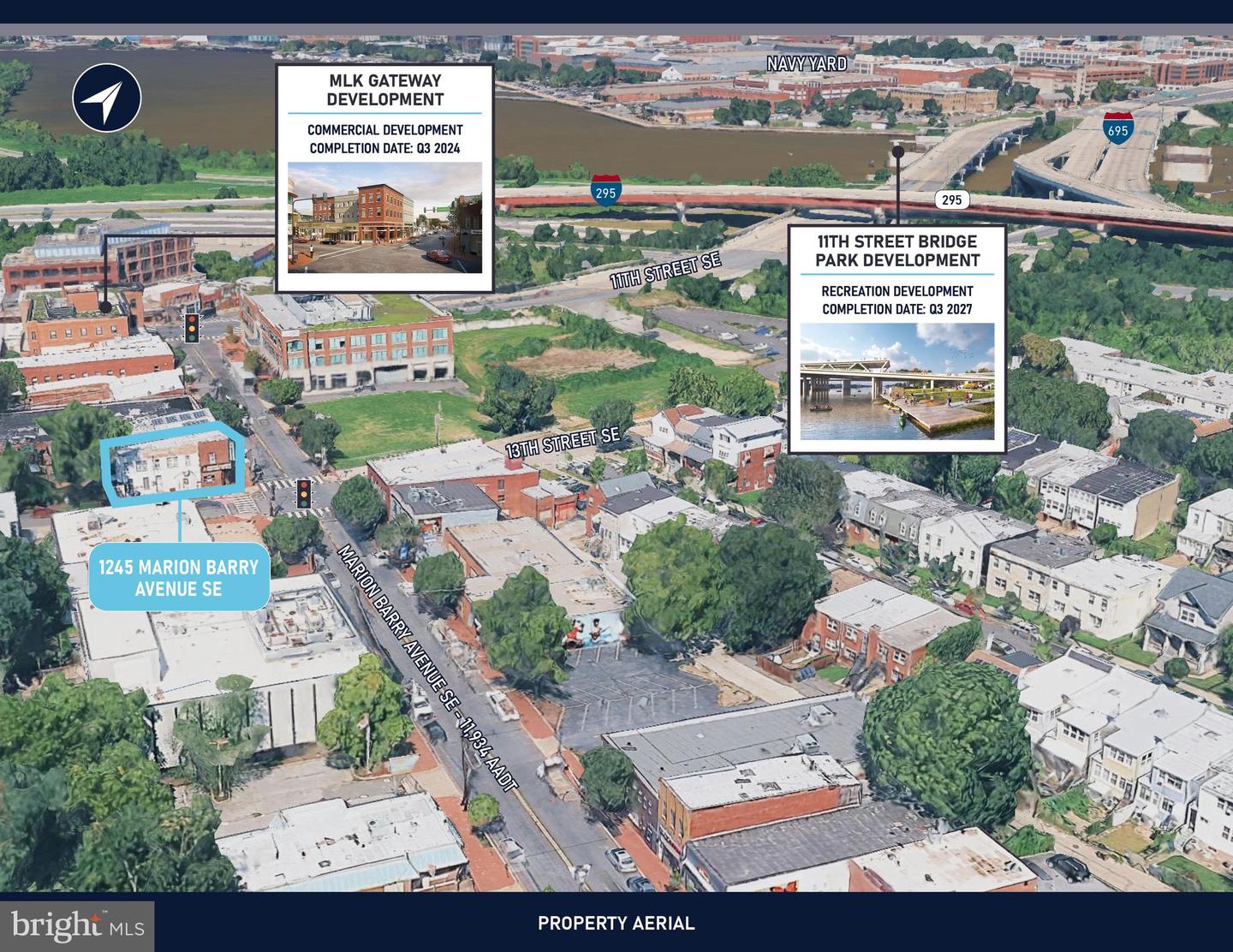 1245 MARION BARRY RD SE, WASHINGTON, District Of Columbia 20020, ,Land,For sale,1245 MARION BARRY RD SE,DCDC2247996 MLS # DCDC2247996