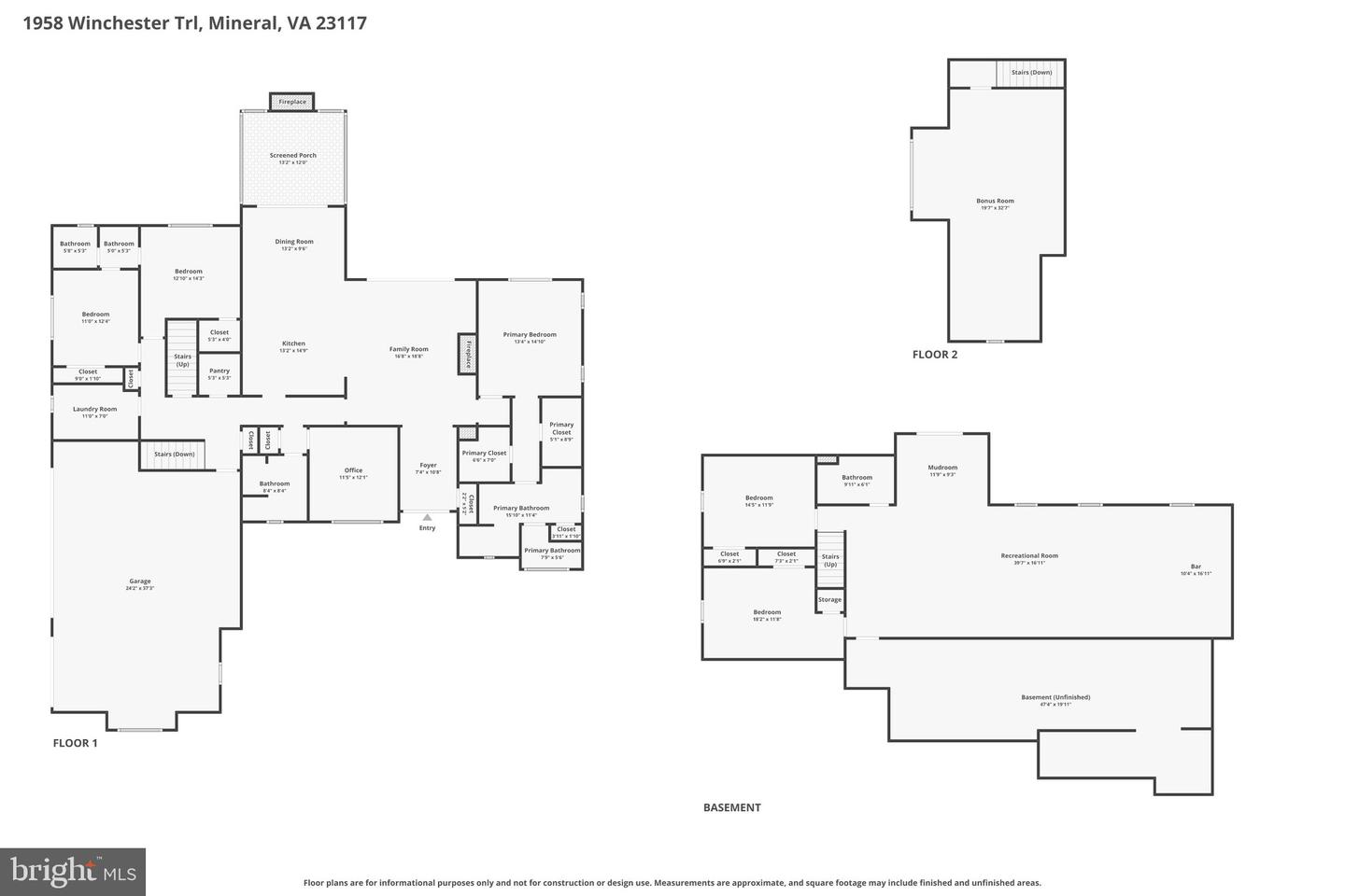 1958 WINCHESTER TRL, MINERAL, Virginia 23117, 5 Bedrooms Bedrooms, 20 Rooms Rooms,4 BathroomsBathrooms,Residential,For sale,1958 WINCHESTER TRL,VALA2009268 MLS # VALA2009268