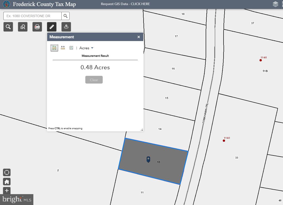 LOT 13 TOMAHAWK TRAIL 0, WINCHESTER, Virginia 22602, ,Land,For sale,LOT 13 TOMAHAWK TRAIL 0,VAFV2039808 MLS # VAFV2039808