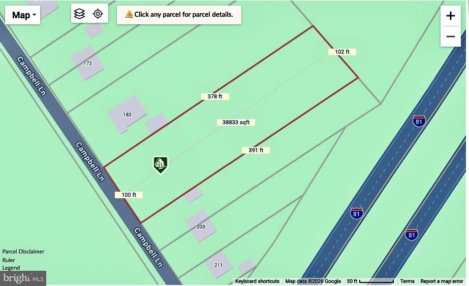0 CAMPBELL LN, STEPHENS CITY, Virginia 22655, ,Land,For sale,0 CAMPBELL LN,VAFV2039678 MLS # VAFV2039678