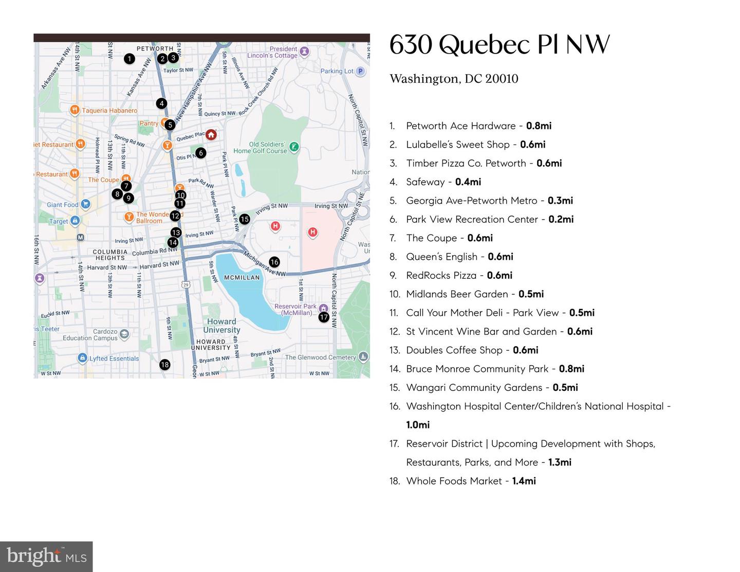 630 QUEBEC PL NW, WASHINGTON, District Of Columbia 20010, 4 Bedrooms Bedrooms, ,3 BathroomsBathrooms,Residential,For sale,630 QUEBEC PL NW,DCDC2224142 MLS # DCDC2224142