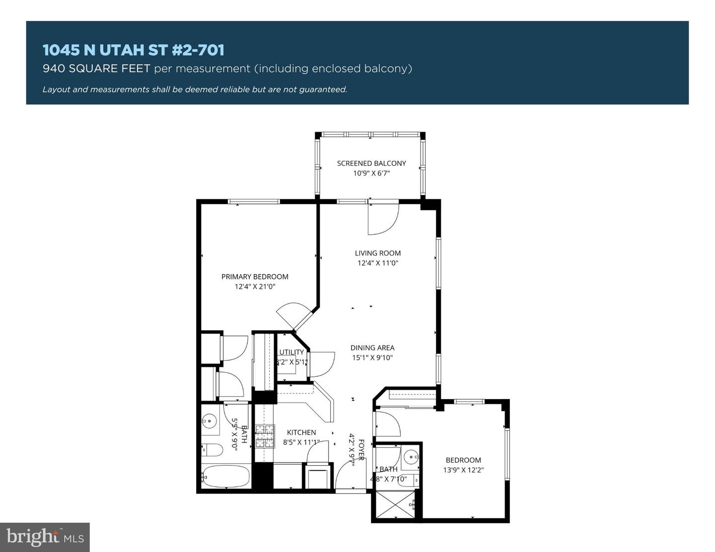 1045 N UTAH ST #2-701, ARLINGTON, Virginia 22201, 2 Bedrooms Bedrooms, 8 Rooms Rooms,2 BathroomsBathrooms,Residential,For sale,1045 N UTAH ST #2-701,VAAR2069530 MLS # VAAR2069530