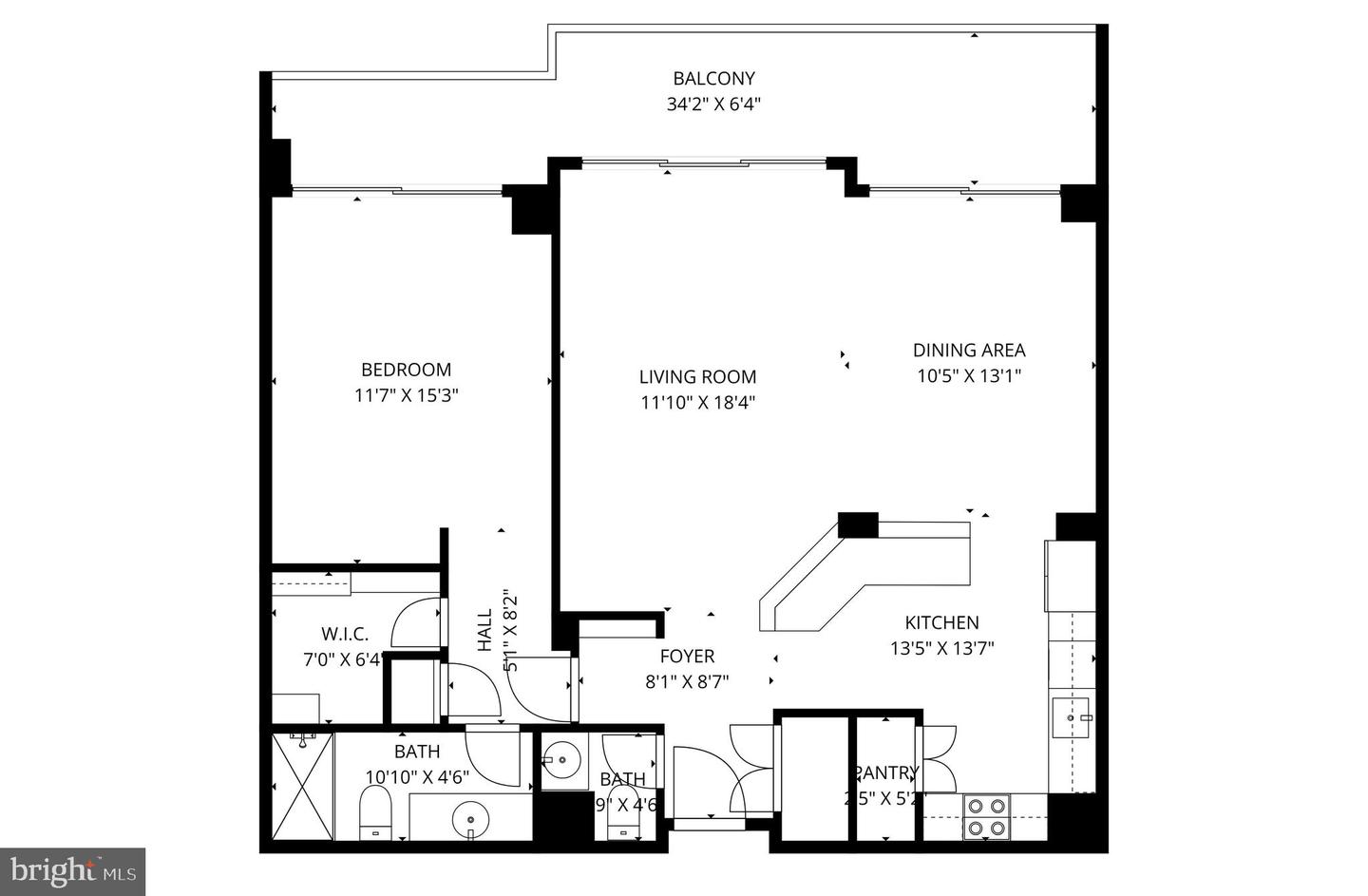 400 MADISON ST #1810, ALEXANDRIA, Virginia 22314, 1 Bedroom Bedrooms, ,1 BathroomBathrooms,Residential,For sale,400 MADISON ST #1810,VAAX2054766 MLS # VAAX2054766