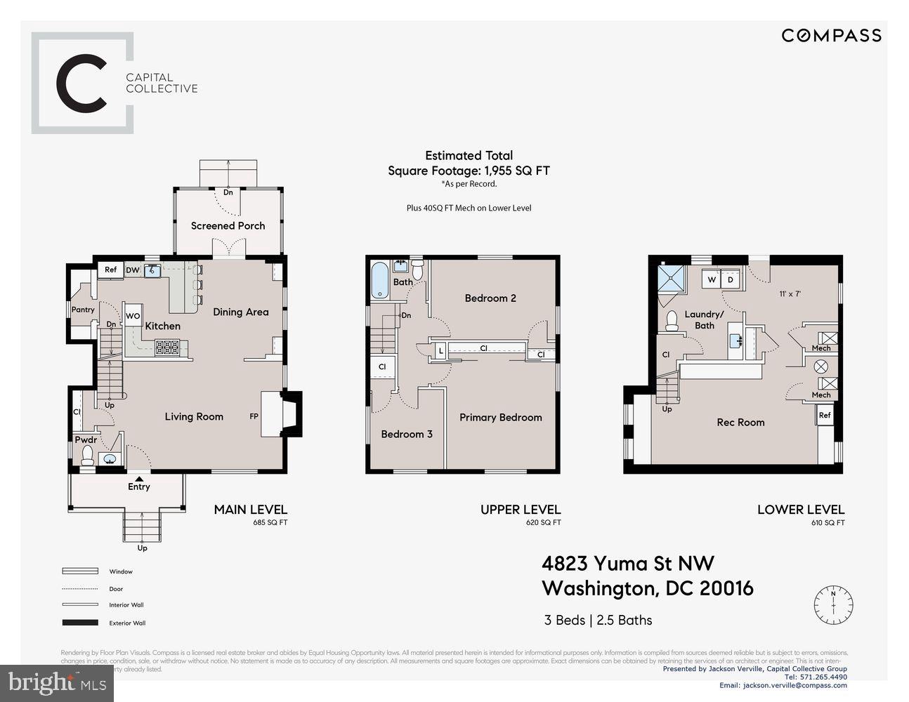 4823 YUMA ST NW, WASHINGTON, District Of Columbia 20016, 3 Bedrooms Bedrooms, ,2 BathroomsBathrooms,Residential,For sale,4823 YUMA ST NW,DCDC2234320 MLS # DCDC2234320
