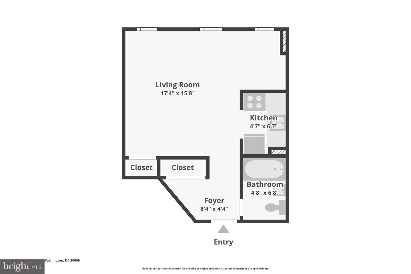 1615 Q ST NW #810, WASHINGTON, District Of Columbia 20009, 1 Bedroom Bedrooms, ,1 BathroomBathrooms,Residential,For sale,1615 Q ST NW #810,DCDC2245894 MLS # DCDC2245894