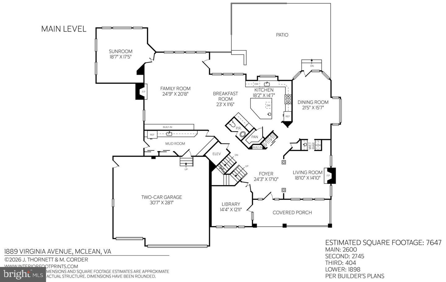1889 VIRGINIA AVE, MCLEAN, Virginia 22101, 6 Bedrooms Bedrooms, 15 Rooms Rooms,7 BathroomsBathrooms,Residential,For sale,1889 VIRGINIA AVE,VAFX2290900 MLS # VAFX2290900