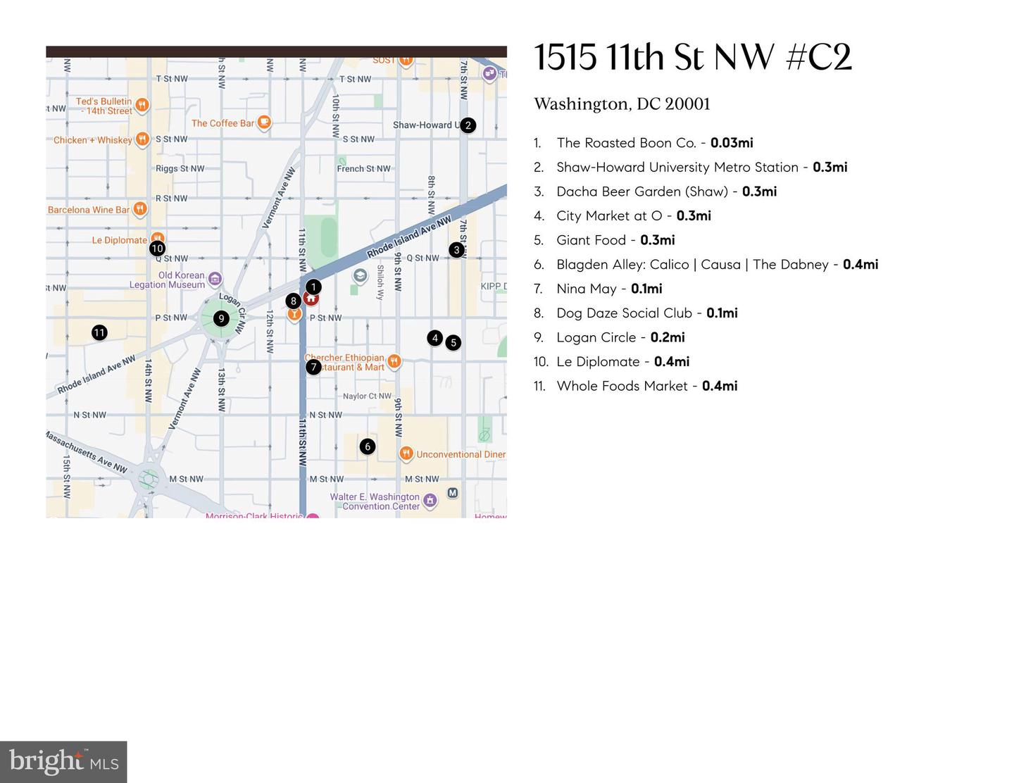 1515 11TH ST NW #C-2, WASHINGTON, District Of Columbia 20001, 1 Bedroom Bedrooms, ,1 BathroomBathrooms,Residential,For sale,1515 11TH ST NW #C-2,DCDC2246032 MLS # DCDC2246032