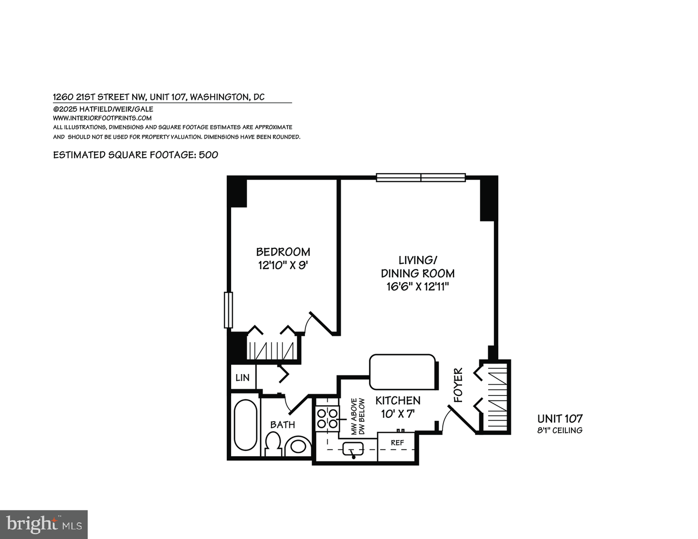 1260 21ST ST NW #107, WASHINGTON, District Of Columbia 20036, 1 Bedroom Bedrooms, ,1 BathroomBathrooms,Residential,For sale,1260 21ST ST NW #107,DCDC2249078 MLS # DCDC2249078