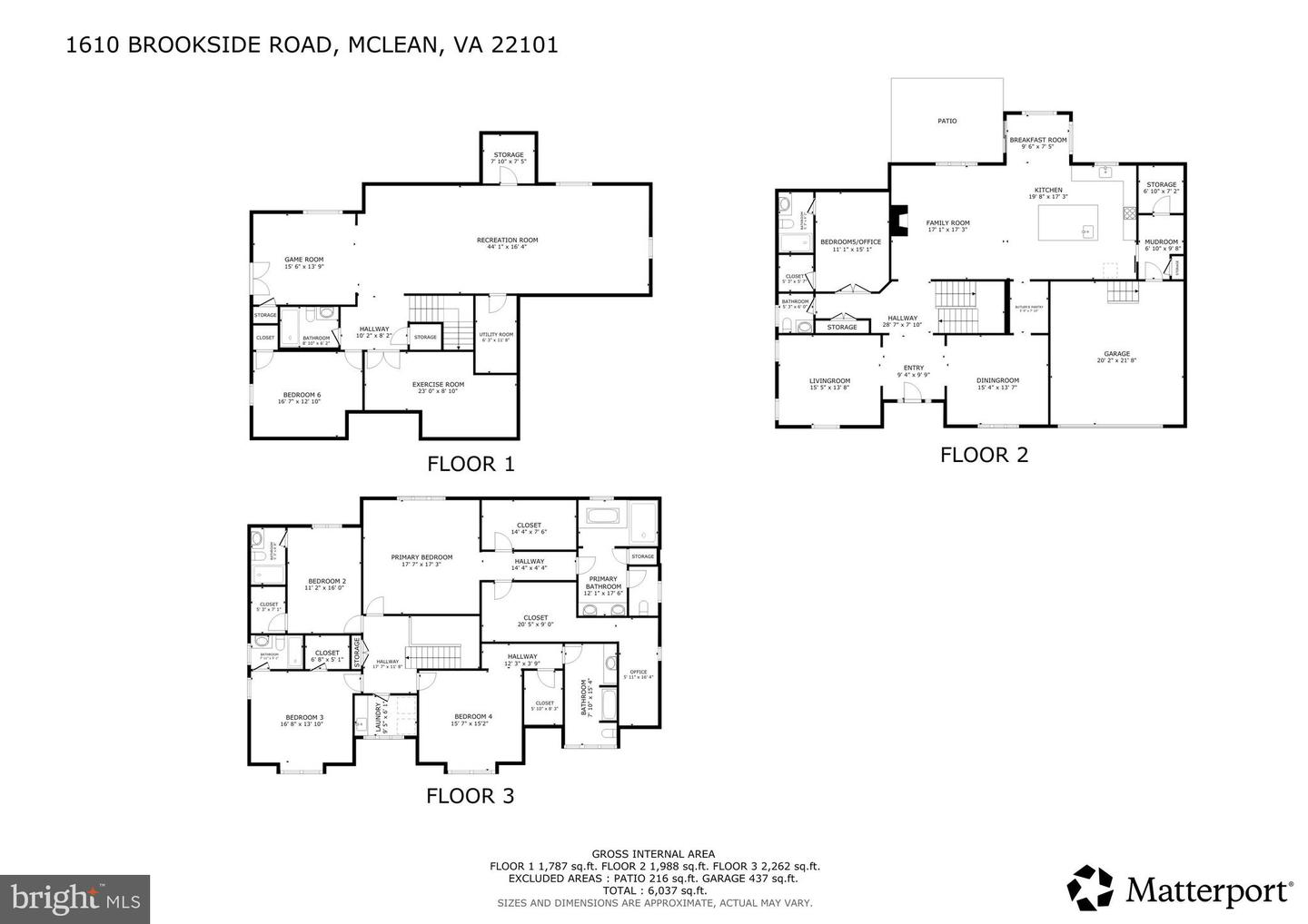 1610 BROOKSIDE RD, MCLEAN, Virginia 22101, 6 Bedrooms Bedrooms, ,6 BathroomsBathrooms,Residential,For sale,1610 BROOKSIDE RD,VAFX2292722 MLS # VAFX2292722