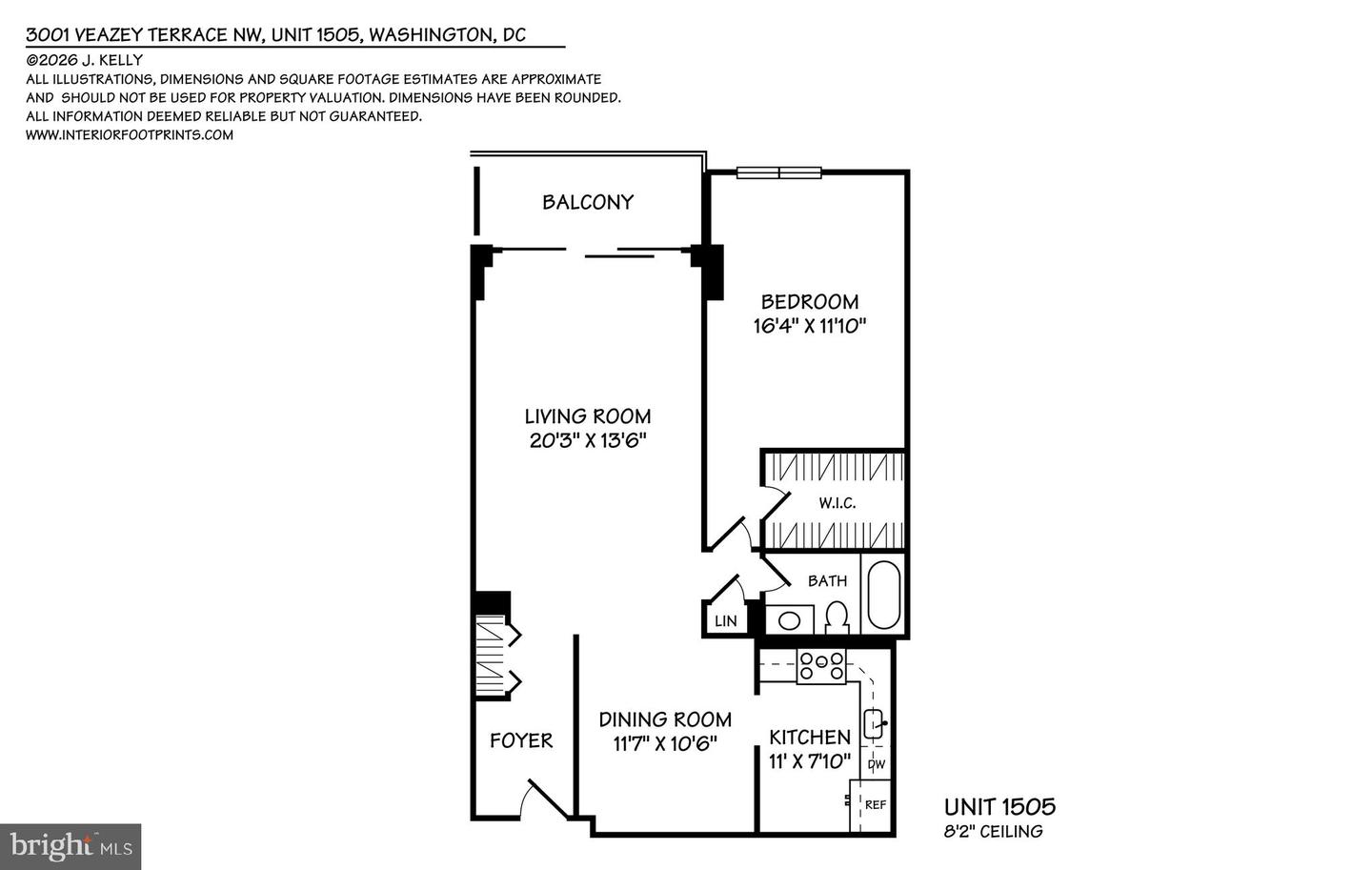 3001 VEAZEY TER NW #1505, WASHINGTON, District Of Columbia 20008, 1 Bedroom Bedrooms, ,1 BathroomBathrooms,Residential,For sale,3001 VEAZEY TER NW #1505,DCDC2248126 MLS # DCDC2248126
