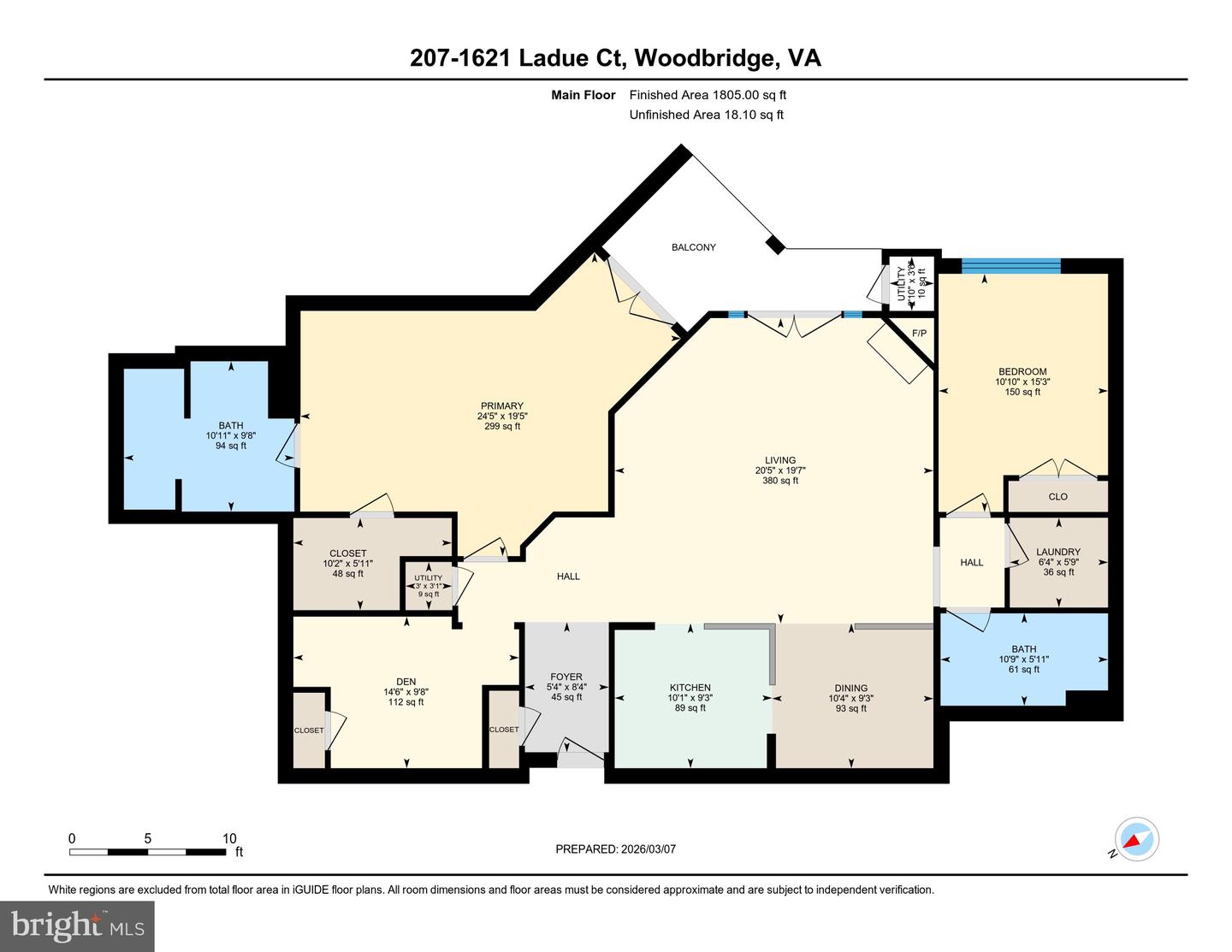 1621 LADUE CT #207, WOODBRIDGE, Virginia 22191, 2 Bedrooms Bedrooms, ,2 BathroomsBathrooms,Residential,For sale,1621 LADUE CT #207,VAPW2113816 MLS # VAPW2113816