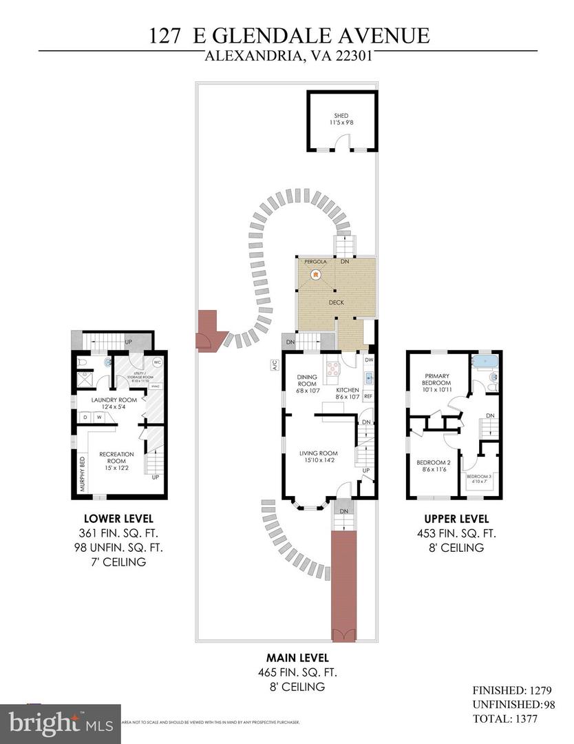 127 E GLENDALE AVE, ALEXANDRIA, Virginia 22301, 3 Bedrooms Bedrooms, ,2 BathroomsBathrooms,Residential,For sale,127 E GLENDALE AVE,VAAX2054604 MLS # VAAX2054604