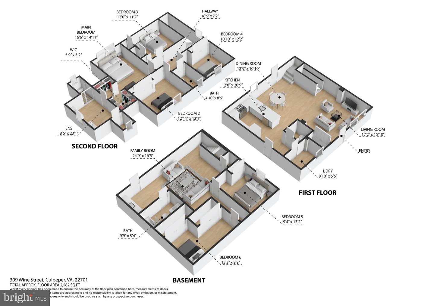 305 WINE STREET, CULPEPER, Virginia 22701, 5 Bedrooms Bedrooms, ,3 BathroomsBathrooms,Residential,For sale,305 WINE STREET,VACU2012908 MLS # VACU2012908