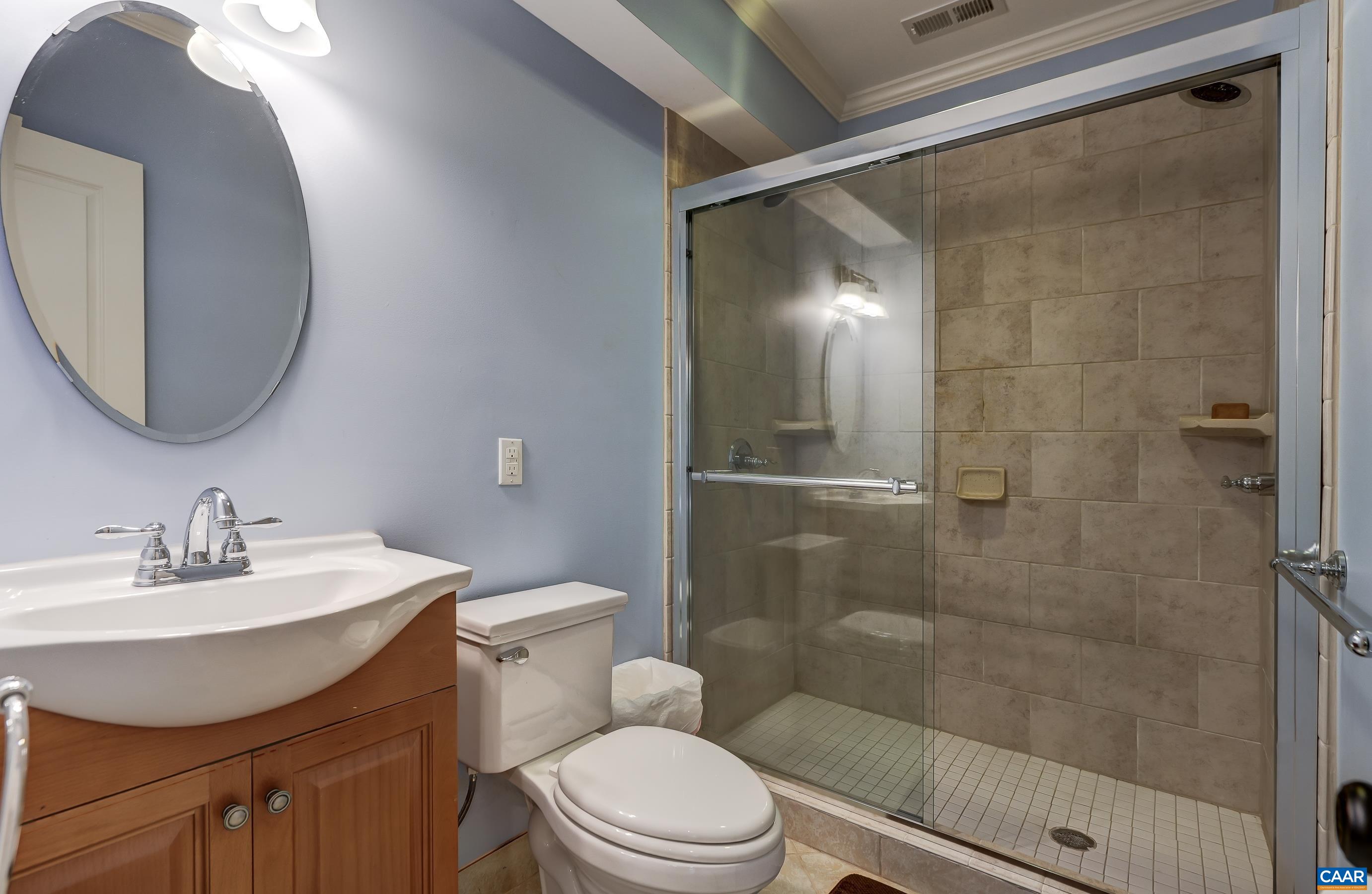 Basement full bathroom.