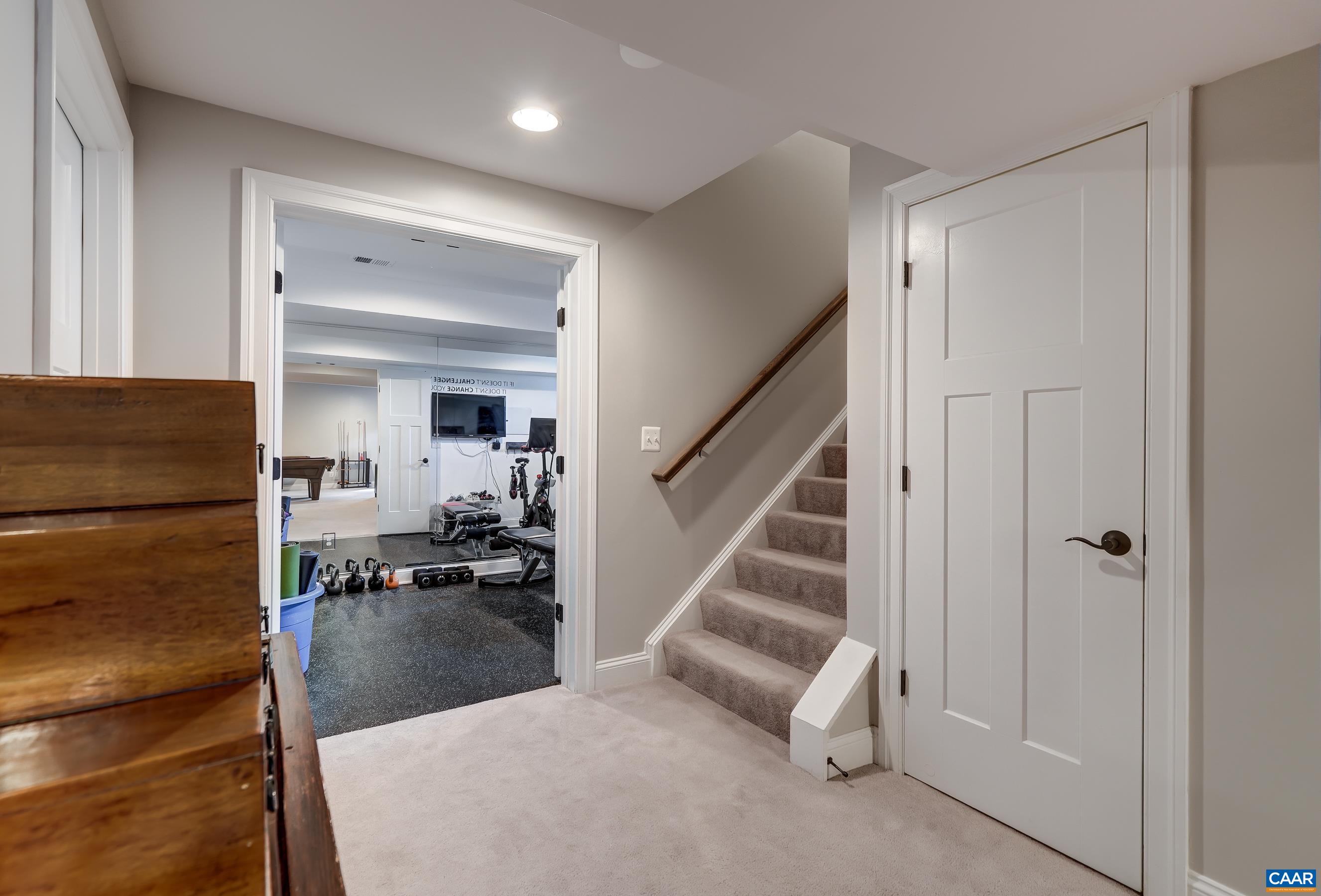 Walk-up basement features upgraded carpeting!