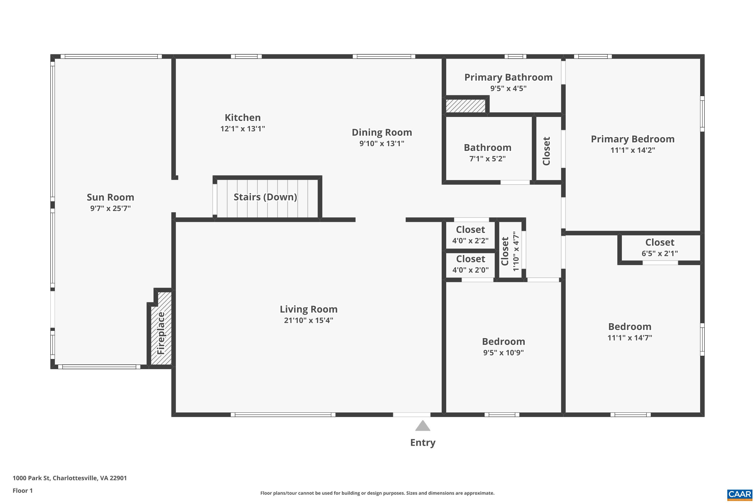 1000 PARK ST, CHARLOTTESVILLE, Virginia 22901, 4 Bedrooms Bedrooms, ,3 BathroomsBathrooms,Residential,1000 PARK ST,674223 MLS # 674223