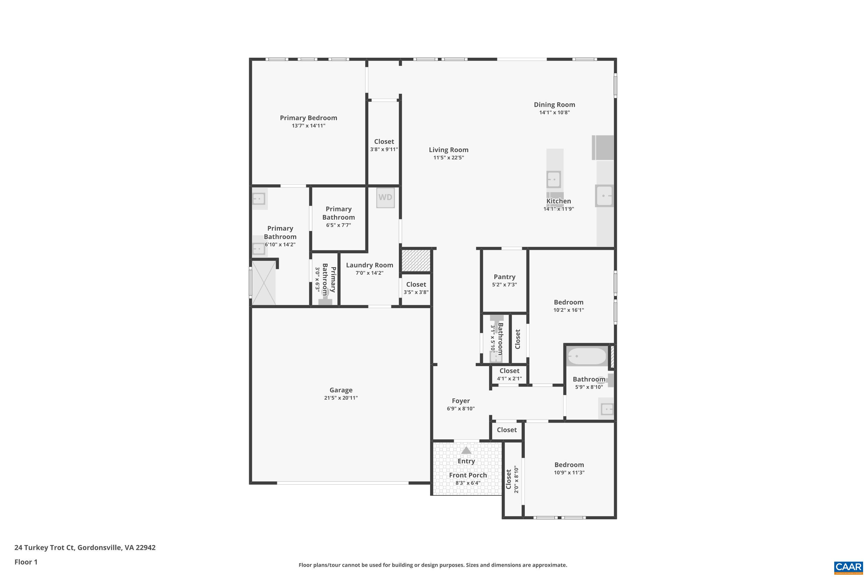 24 TURKEY TROT CT, ZION CROSSROADS, Virginia 22942, 3 Bedrooms Bedrooms, ,2 BathroomsBathrooms,Residential,24 TURKEY TROT CT,674224 MLS # 674224