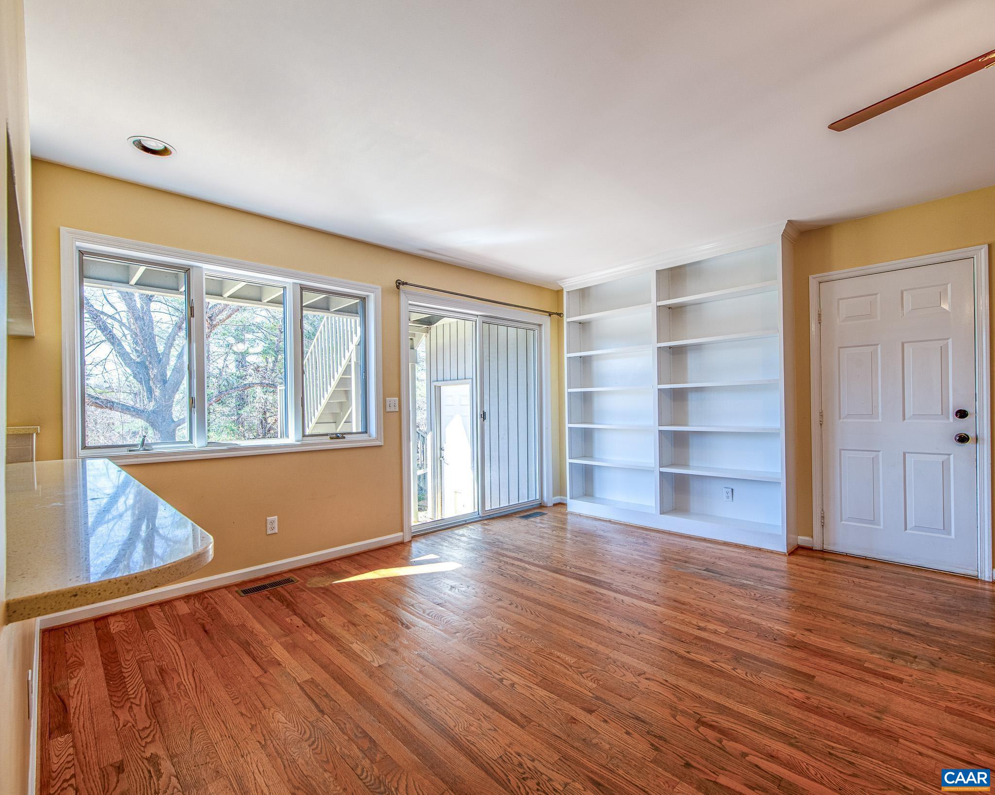 Built In Bookshelves - Access to Deck (freshly painted) - All ANDERSON WINDOWS & DOOR throughout - Freshly washed & cleaned