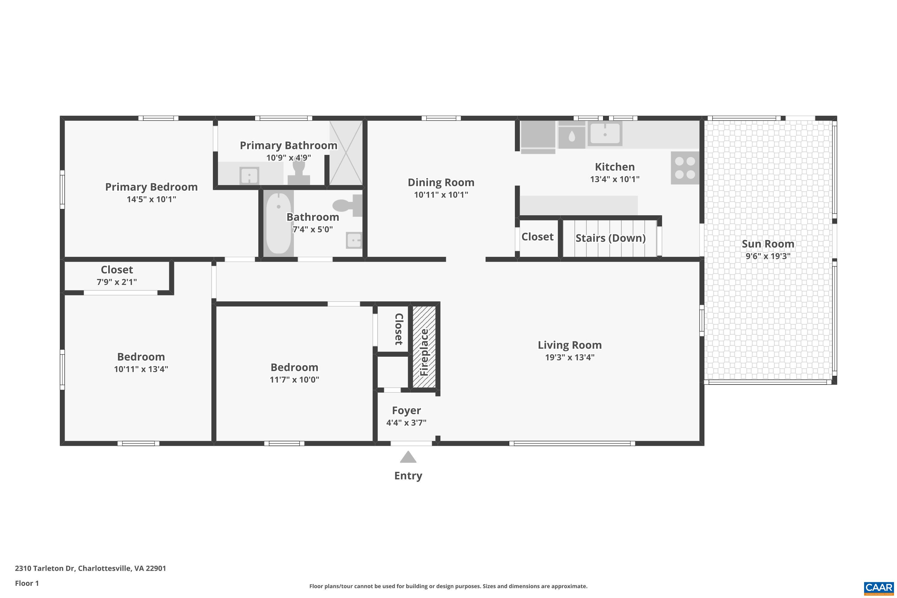 2310 TARLETON DR, CHARLOTTESVILLE, Virginia 22901, 3 Bedrooms Bedrooms, ,2 BathroomsBathrooms,Residential,2310 TARLETON DR,674217 MLS # 674217