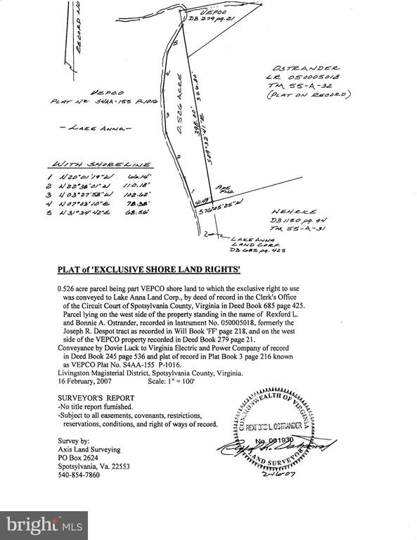 0 DOVEY RD, SPOTSYLVANIA, Virginia 22551, ,Land,0 DOVEY RD,VASP2039998 MLS # VASP2039998