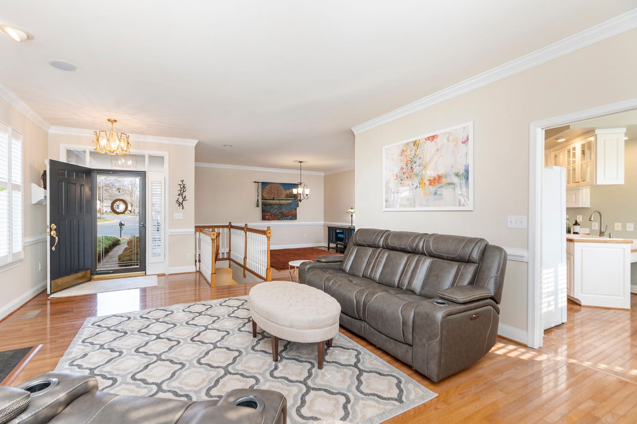Open concept Living & Dining Room