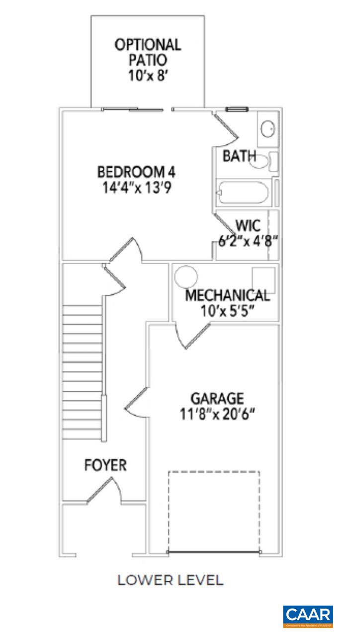 277 GIBRALTAR DR, WAYNESBORO, Virginia 22980, 4 Bedrooms Bedrooms, ,3 BathroomsBathrooms,Residential,The Dahlia townhome on slab - Elevation D,277 GIBRALTAR DR,674383 MLS # 674383