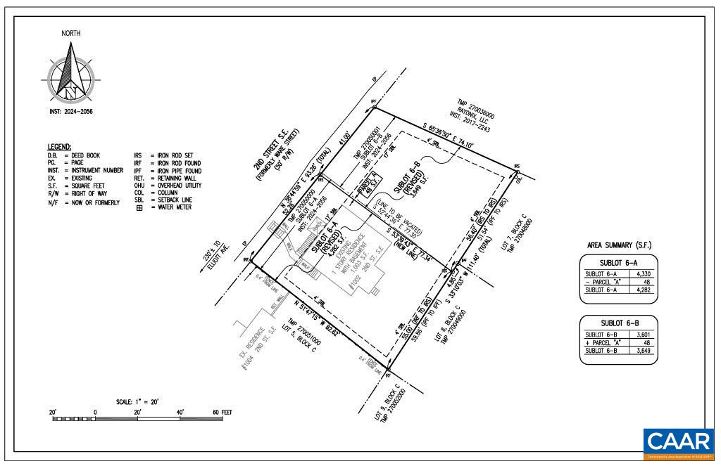 1002 2ND ST, CHARLOTTESVILLE, Virginia 22902, ,Land,Residential or Multi Dwelling Residential Land in ,1002 2ND ST,674423 MLS # 674423