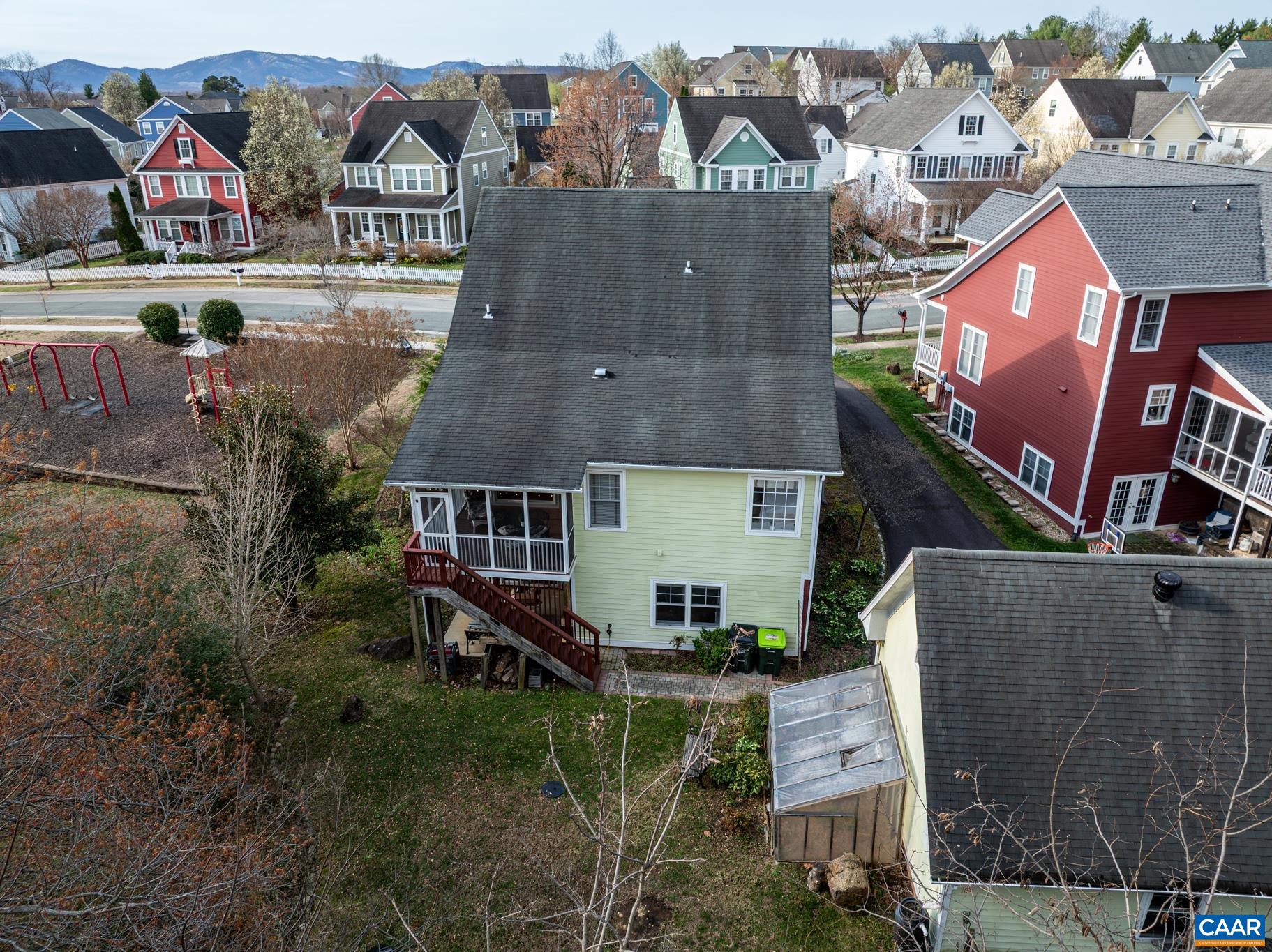 View of the Screened-In  Porch and Rear Yard