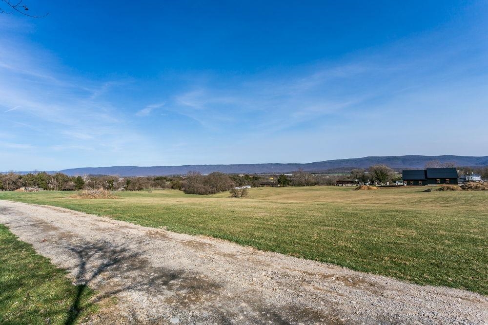 to the pole shed and house site.