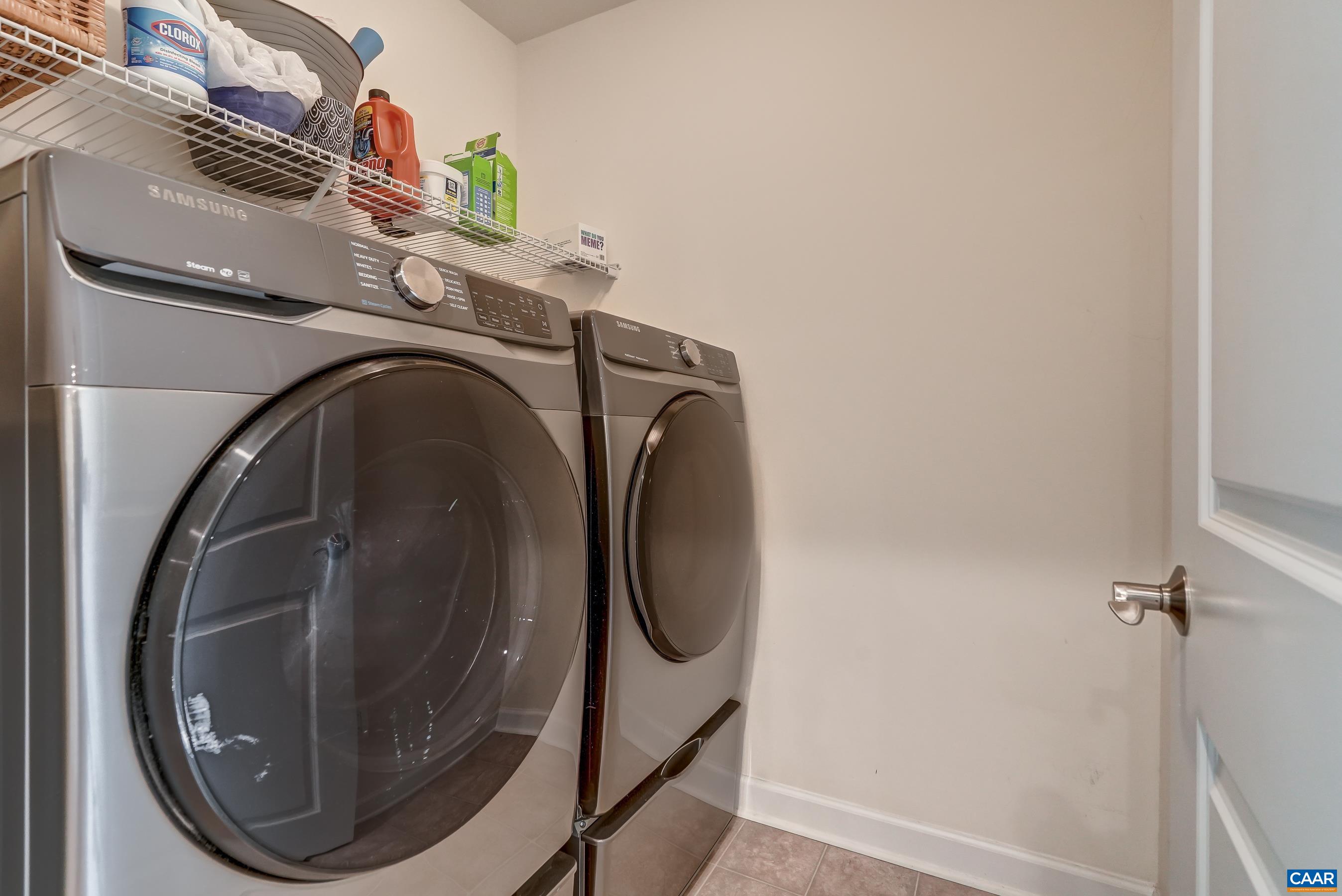Second floor laundry room.