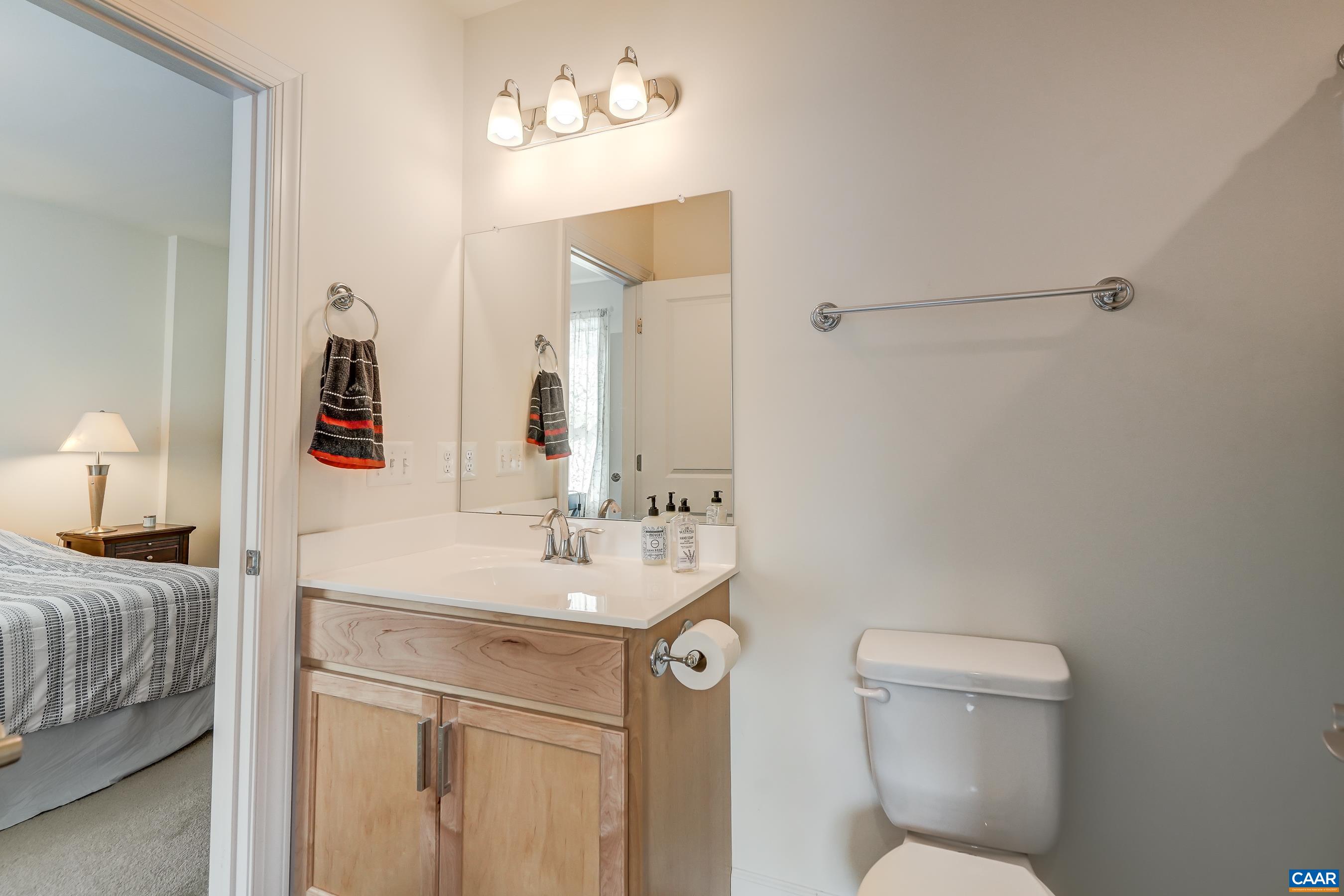 Full bathroom in basement.