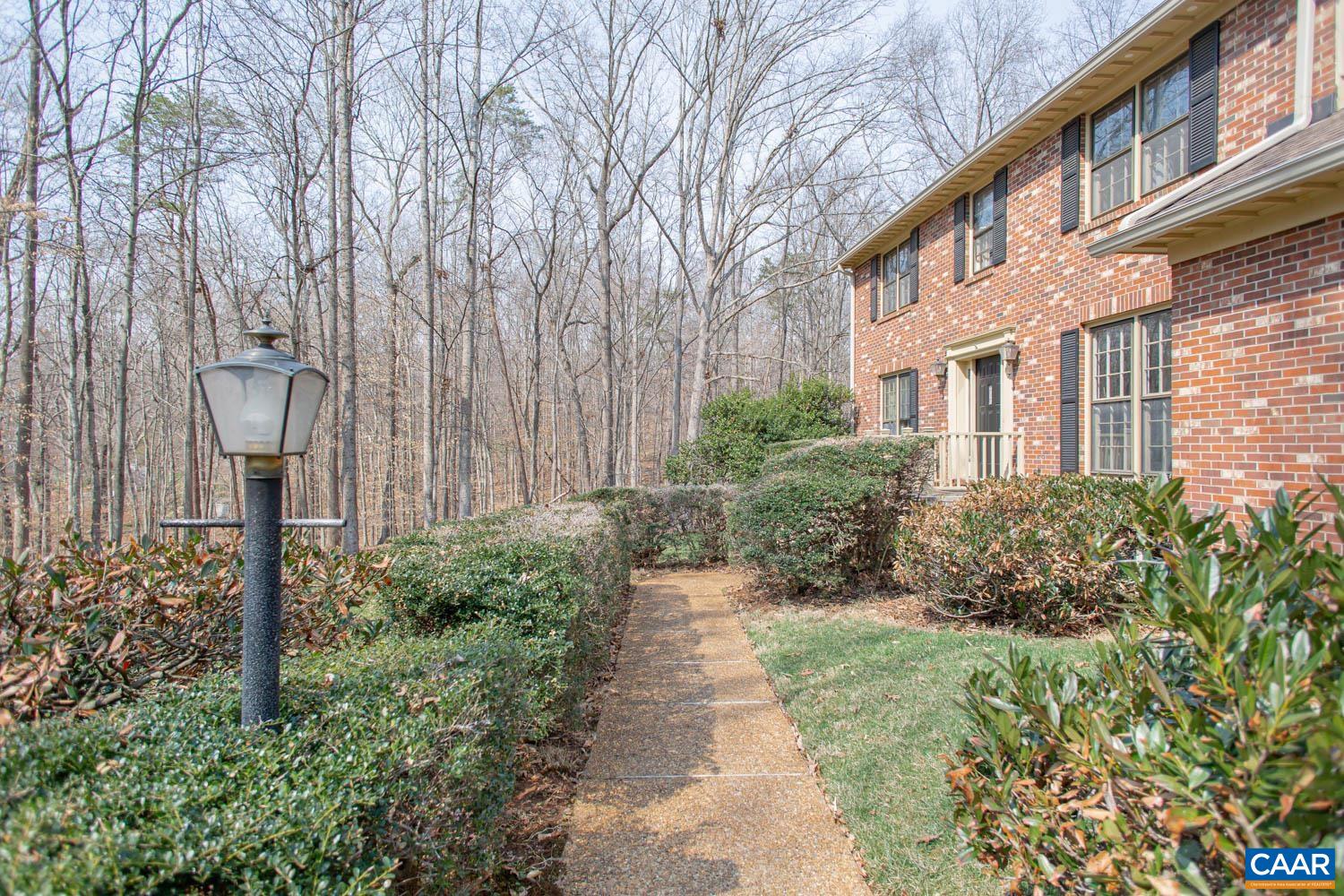 This home sits on over 3 acres of partially wooded land.
