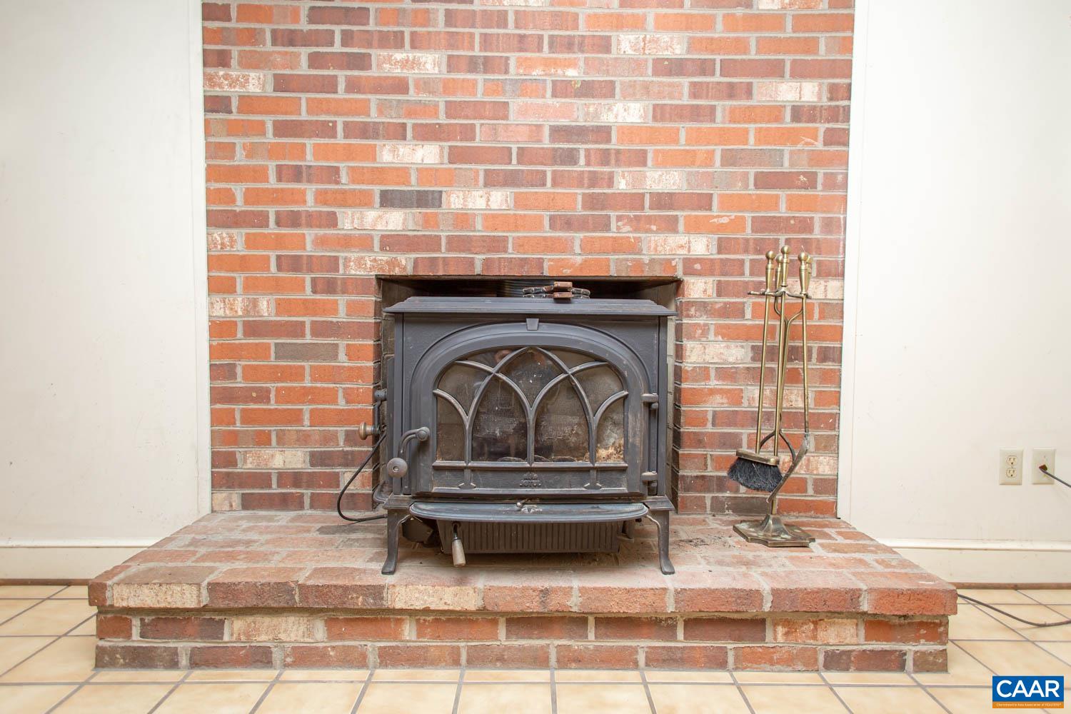 Woodstove in the great room.