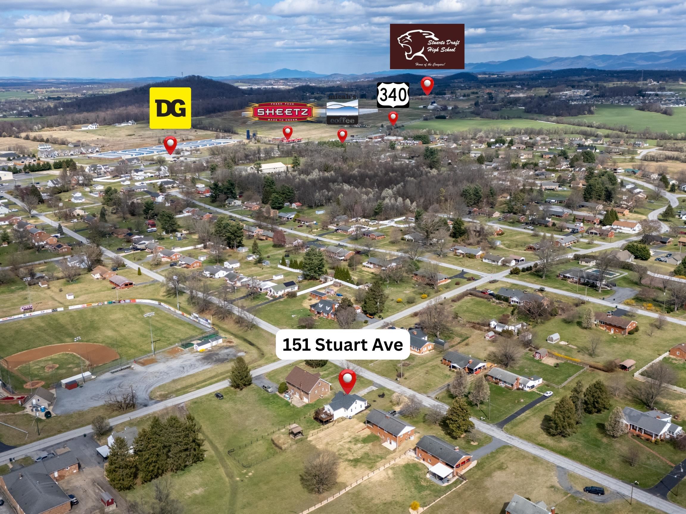 151 STUART AVE, STUARTS DRAFT, Virginia 24477, 3 Bedrooms Bedrooms, ,2 BathroomsBathrooms,Residential,151 STUART AVE,674568 MLS # 674568
