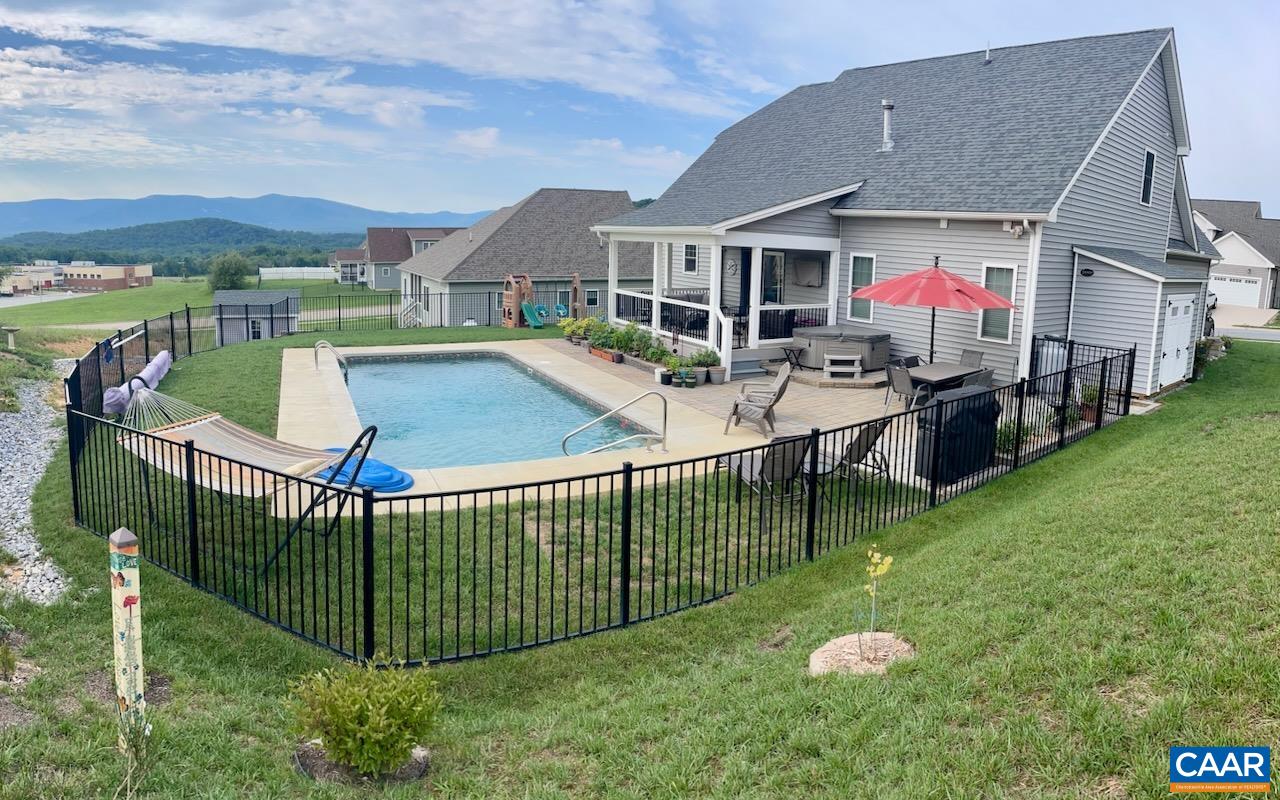 Picture of the open, heated saltwater pool with views. Picture of the open, heated saltwater pool with views.