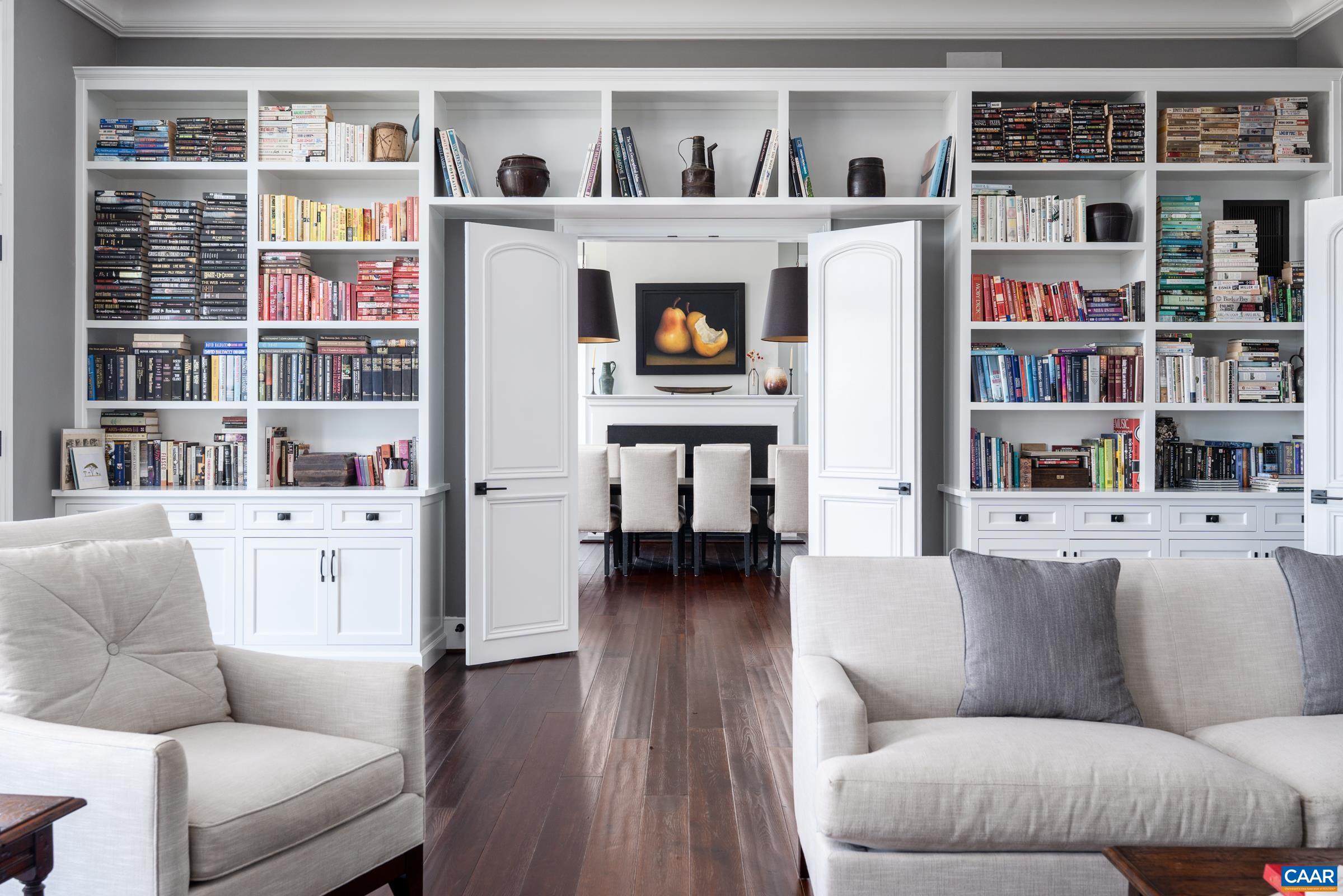 Overlooking the mountains, pastures and river below.