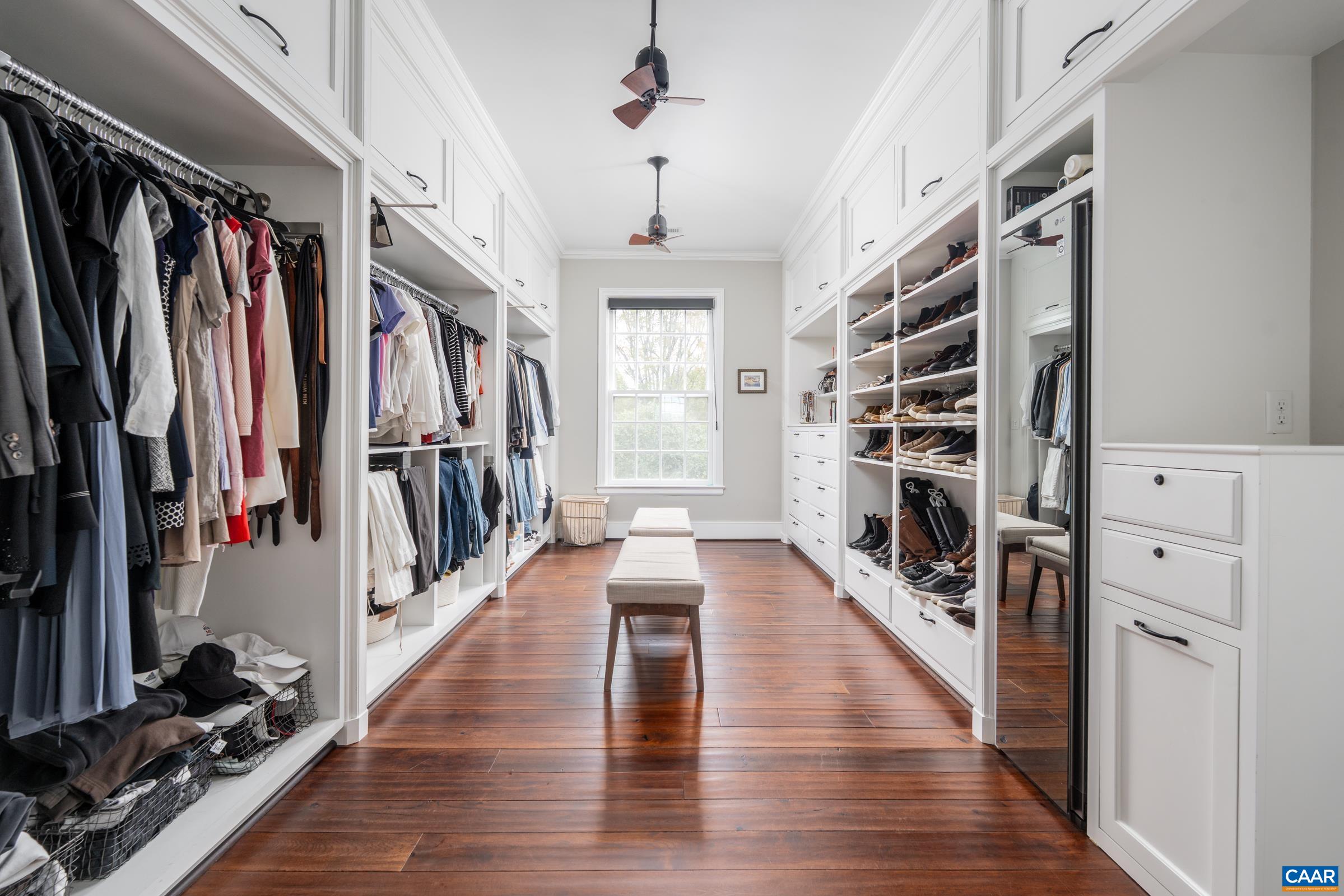 With custom built ins and a 